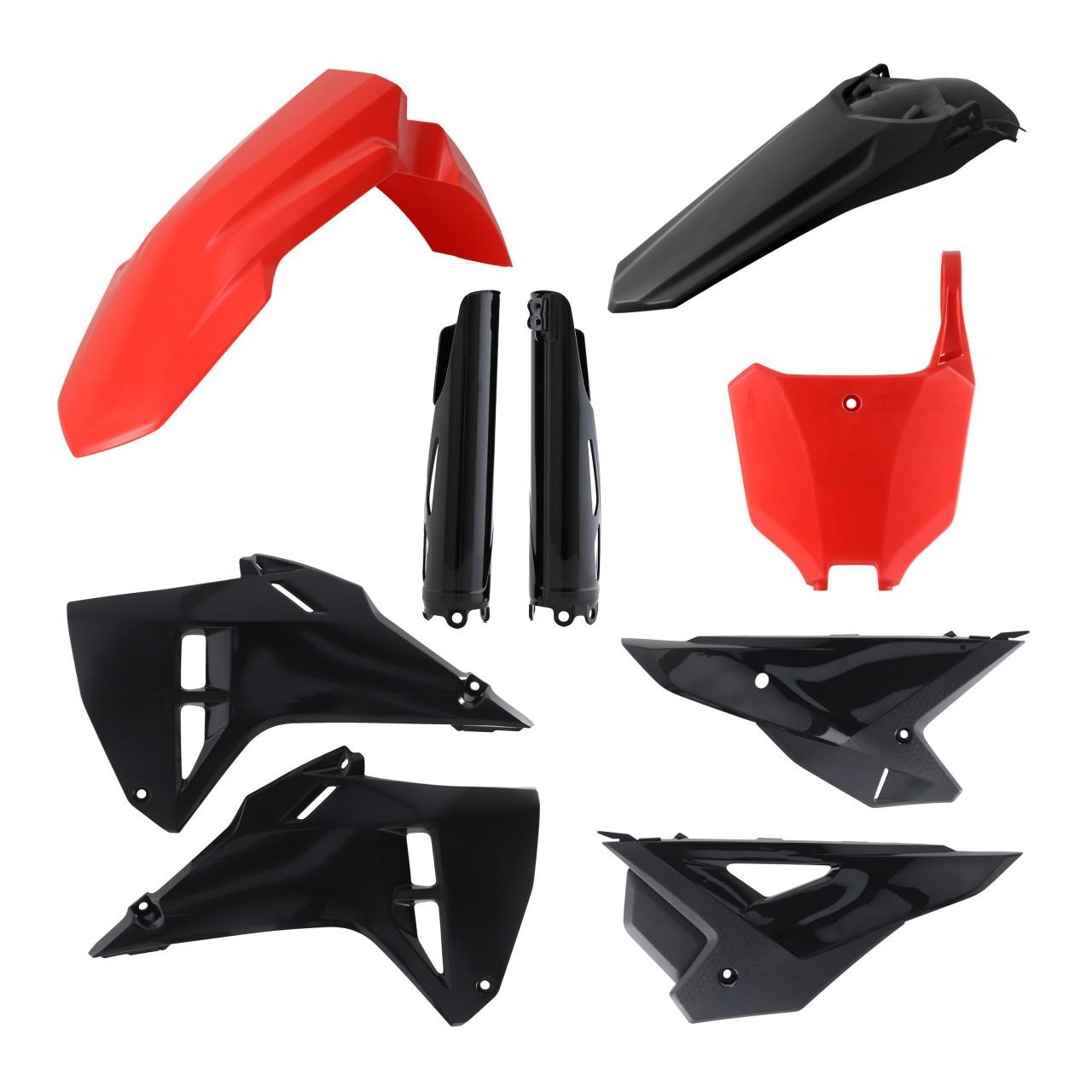 0026547.349 - Acerbis Full Plastics Kit For Honda CRF250R & CRF450R 2025-2026 Red/Black