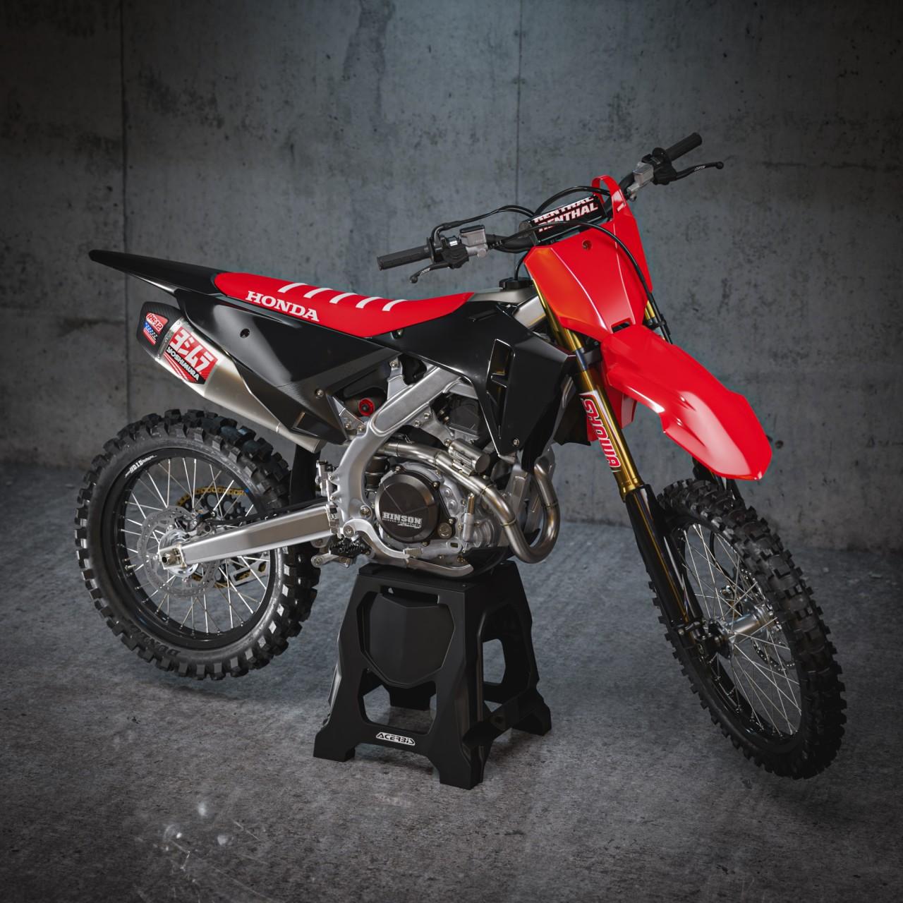 0026547.349 - Acerbis Full Plastics Kit For Honda CRF250R & CRF450R 2025-2026 Red/Black image 2