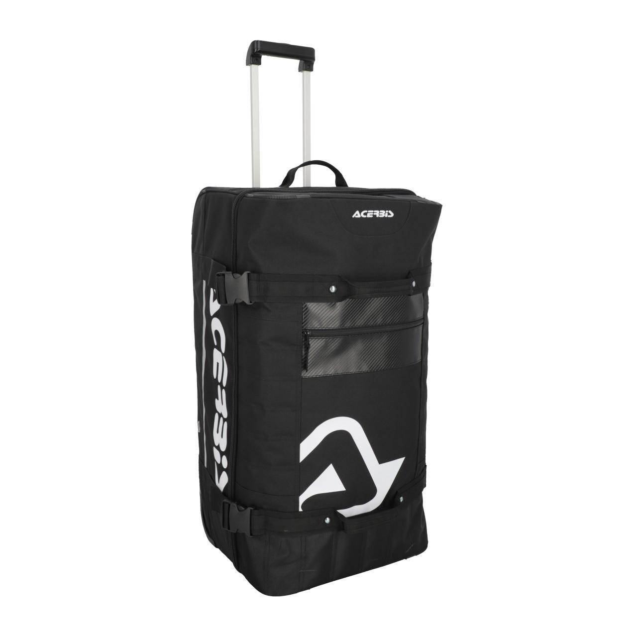 0026014.090 - Acerbis X-Trip Logo Kit Bag With Wheels - Black/105L