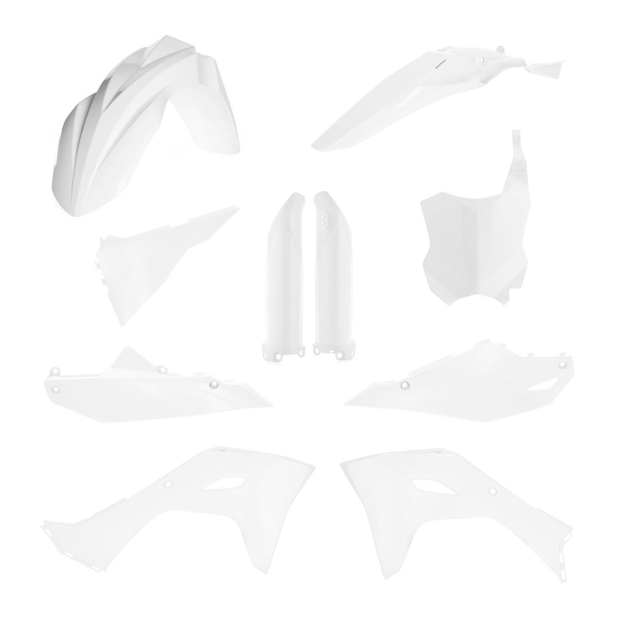 0026078.030 - Acerbis Full Plastics Kit For Kawasaki KXF250 2025-2026, KXF450 2024-2026- White