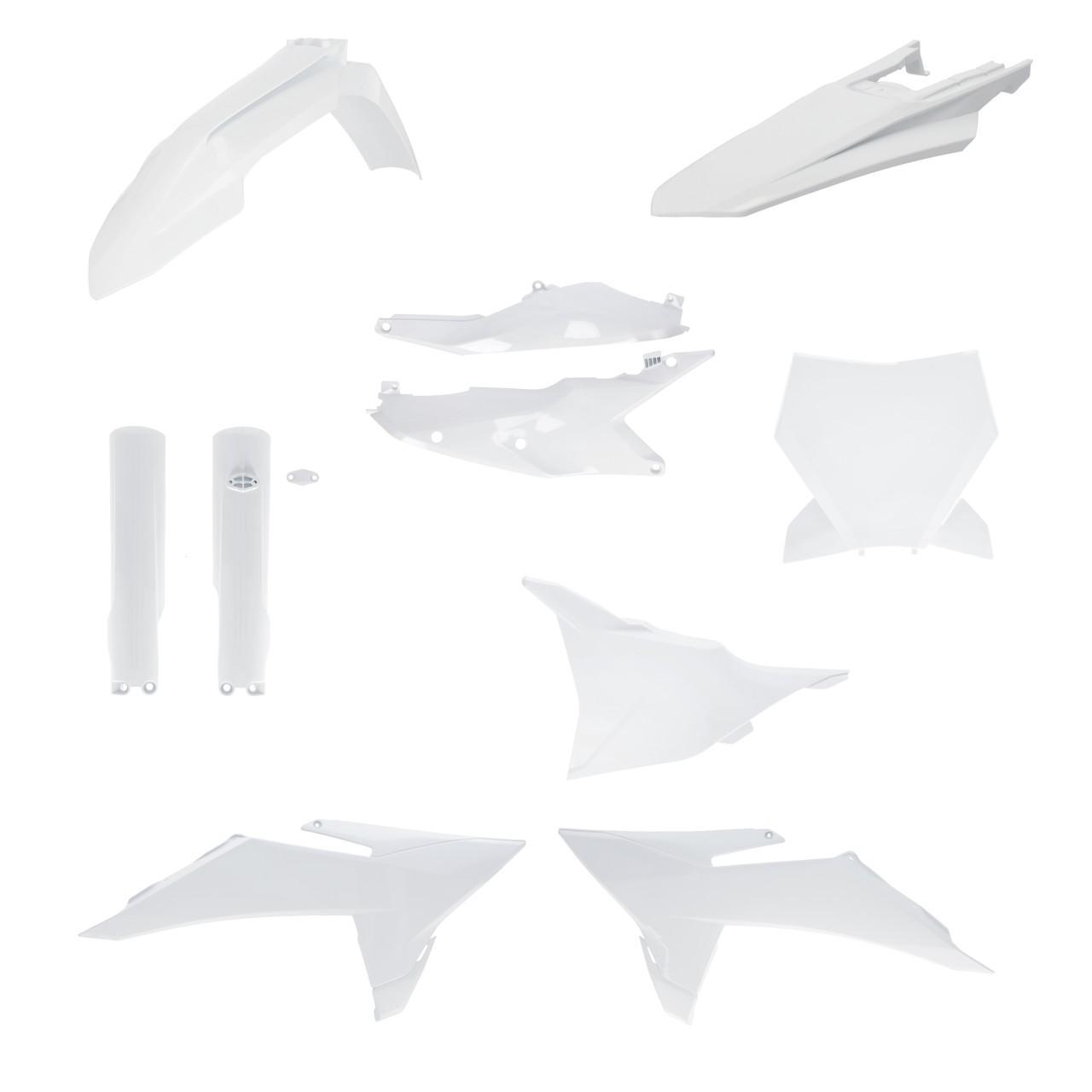 0026922.030 - Acerbis Full Plastics Kit For KTM SX 125/150/250 & SXF 250/350/450, XC 125/250/300 2025 - White
