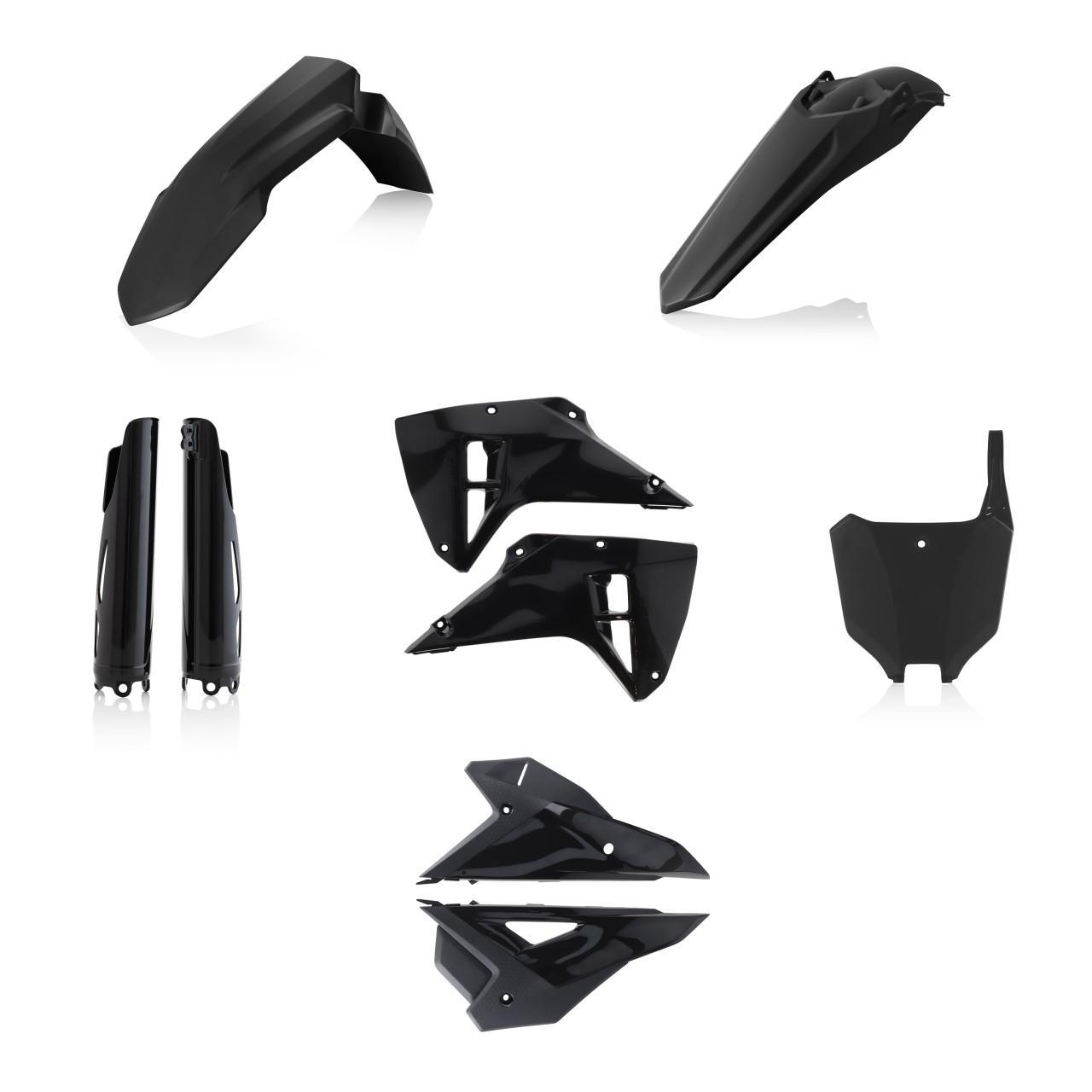 0026821.090 - Acerbis Full Plastics Kit For Honda CRF250RX & CRF450RX 2025 - Black