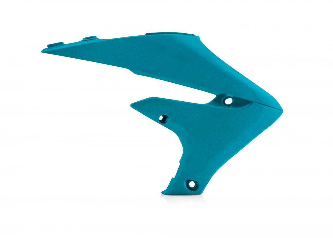 0022956.132 - Acerbis Radiator Scoops For Yamaha YZF250 2019-2023 & YZF450 2018-2022 - Green 3 (Teal) image 2