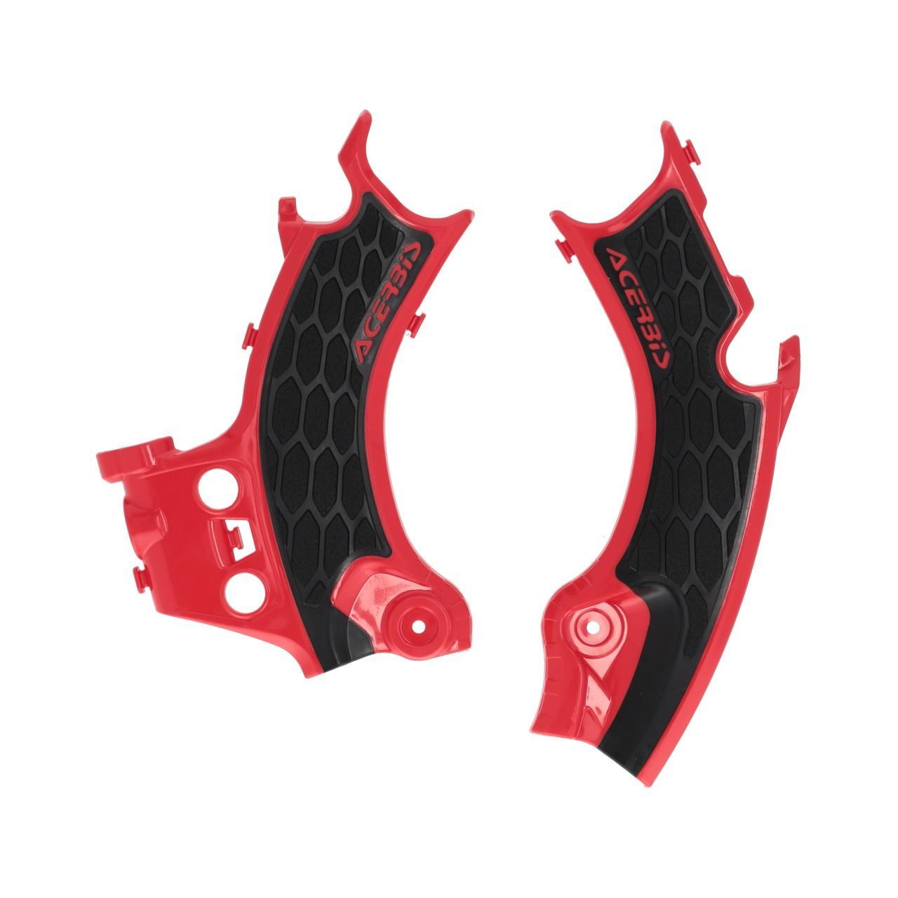 Acerbis Red 0026618.349 - X-Grip Frame Guards For Honda Crf250r & Crf450r 2025 - /Black