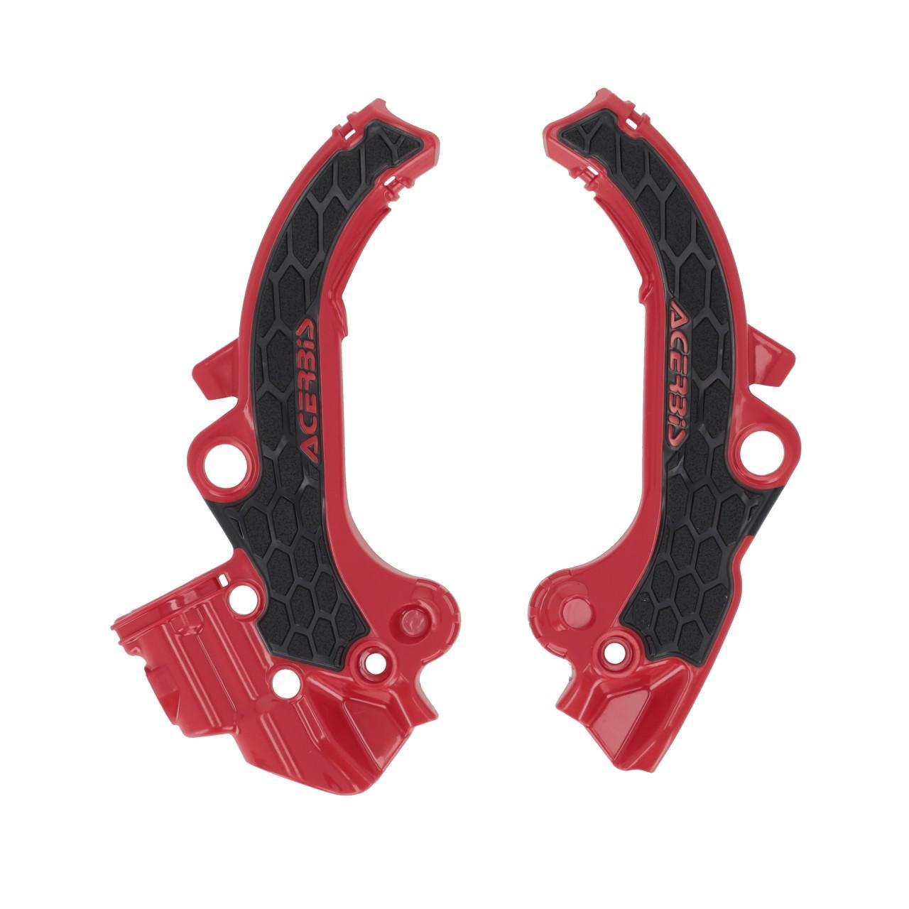 0026504.349 - Acerbis X-Grip Frame Guards For Gas Gas MC65 2024-2025 - Red/Black