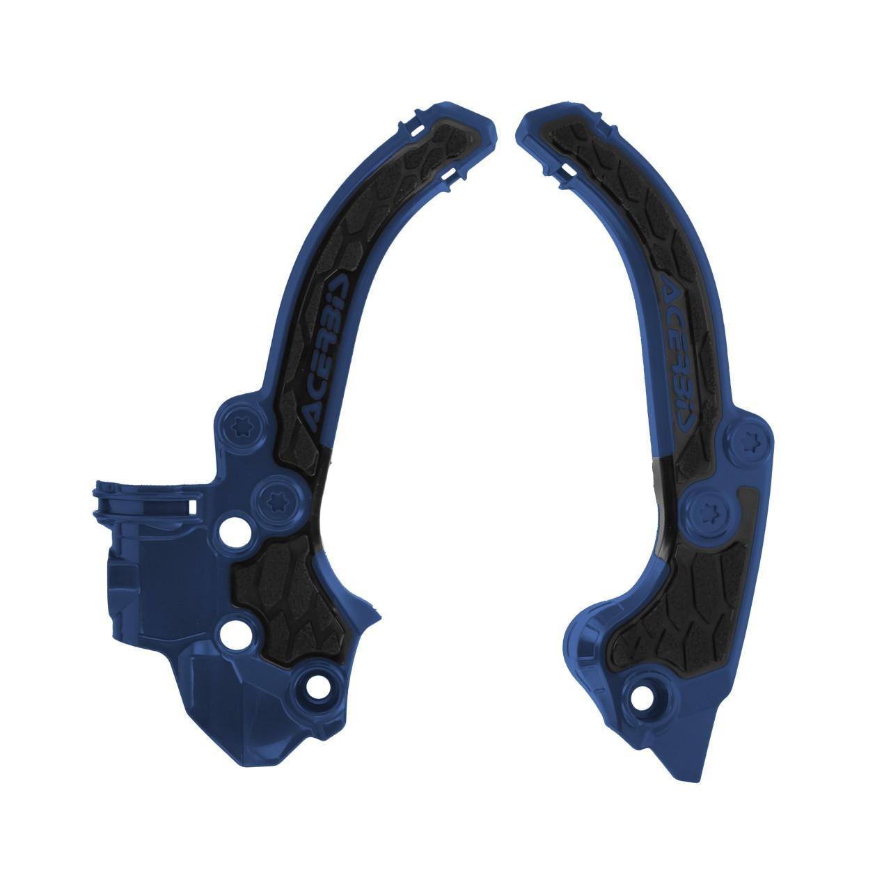 Acerbis Blue 0026536.251 - X-Grip Frame Guards For Ktm Sx50 & Husqvarna Tc50 & Gas Gas Mc50 2024-2025 - /Black