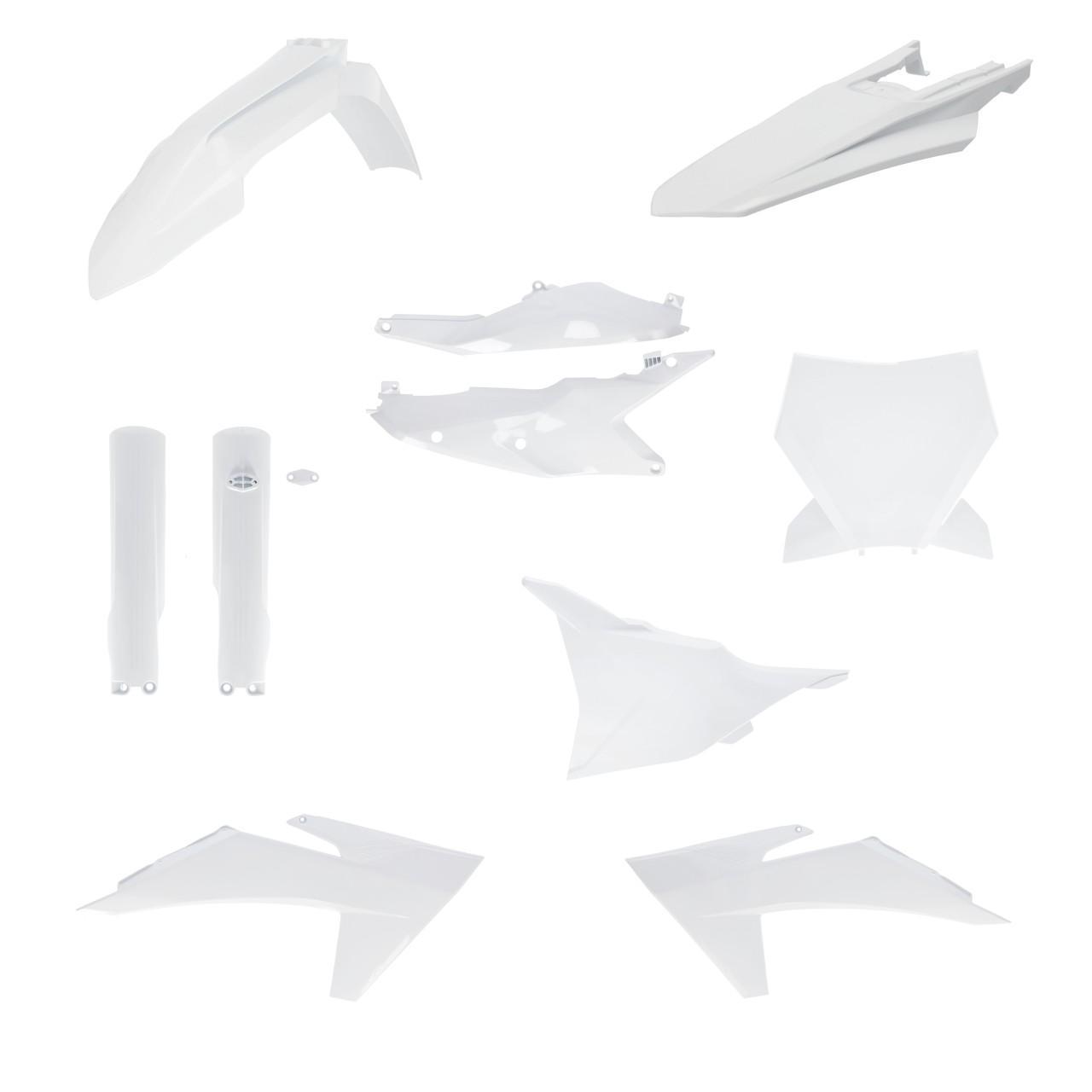 0026805.030 - Acerbis Full Plastics Kit For KTM SX 125/250/300 & SXF 250/350/450 2023-2024 - White