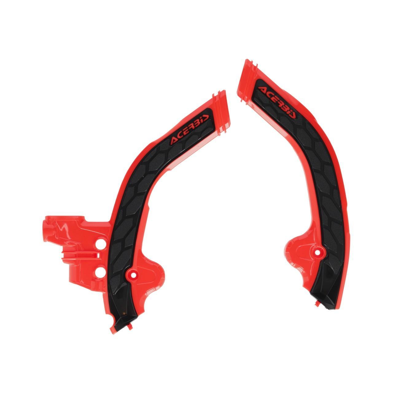 0026345.349 - Acerbis X-Grip Frame Guards For Beta RR 250/300/350/390/430/480 Racing 2024 & RR Race 2025 - Red/Black