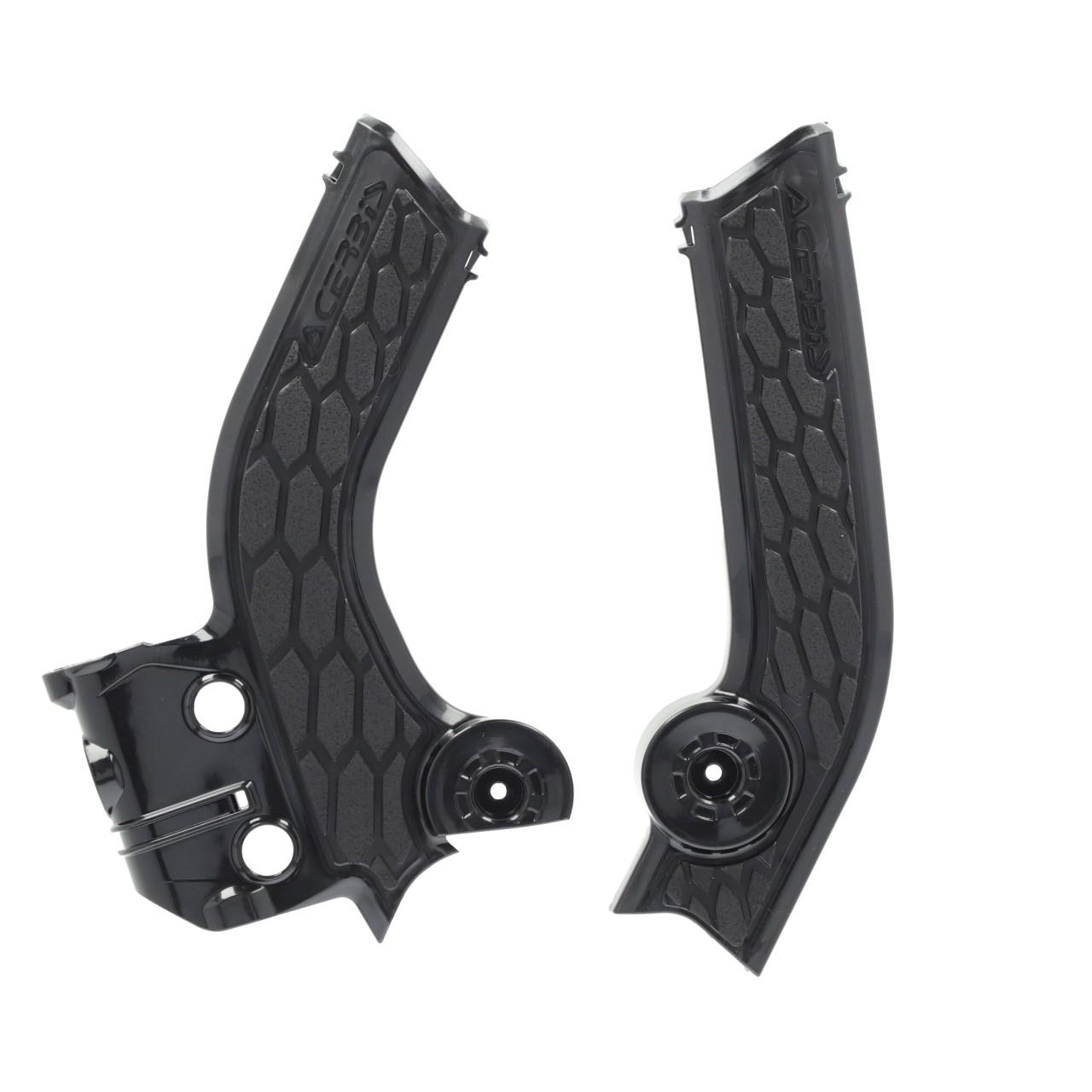 0026613.090 - Acerbis X-Grip Frame Guards For Kove 450 Rally 2023-2025, 450 Rally Pro 2023-2024 Black