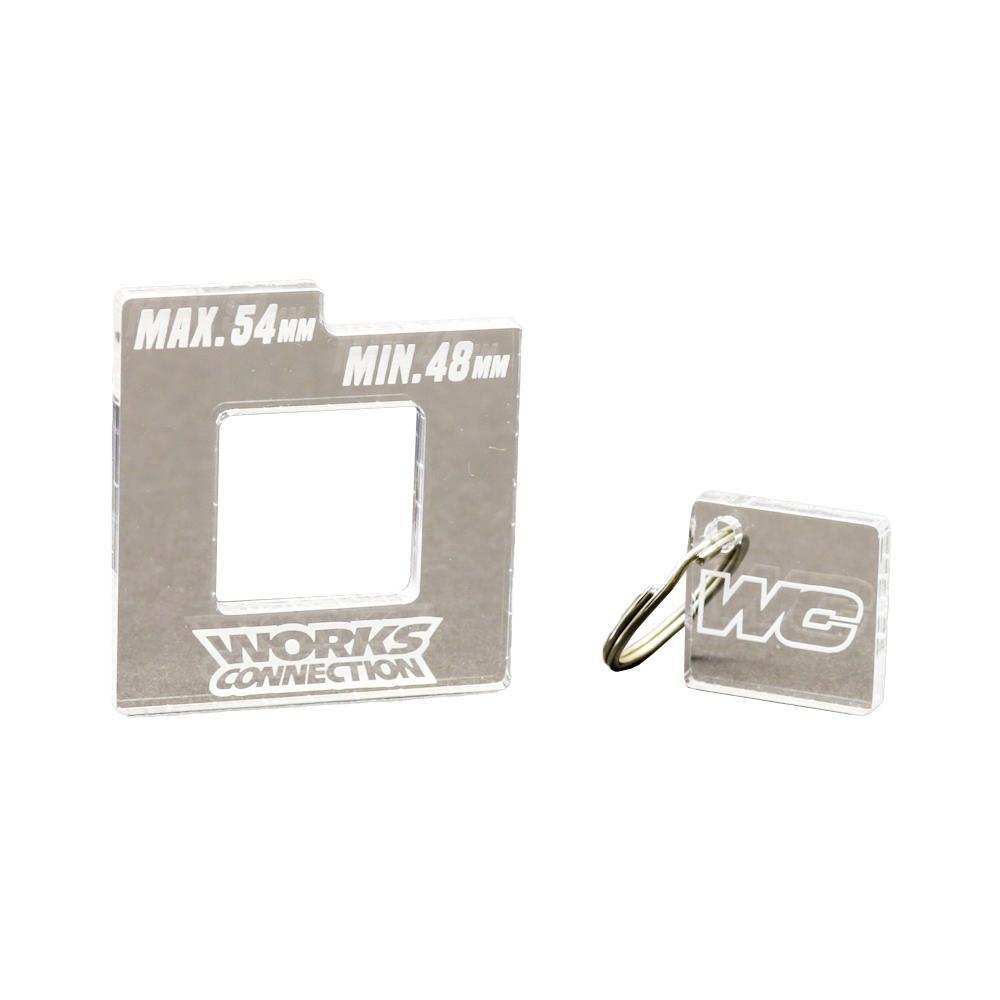 17-550 - Works Connection Chain Tensioner Gauge For Kawasaki KXF250 2021-2025, KXF450 2019-2025, KX 250/450X 2022-2025 48mm-54mm