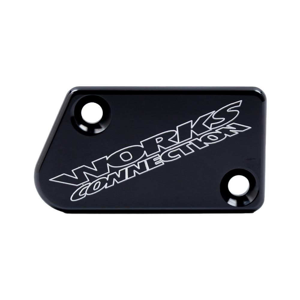 21-136 - Works Connection Front Brake Master Cylinder Cover For Yamaha YZ 125/250 2008-2025, YZF250 2007-2025, YZF450 2008-2025, YZ125X 2020-2025, YZ250X 2016-2025, YZF 250/45X 2015-2025, WRF 250/450 2017-2025 Black