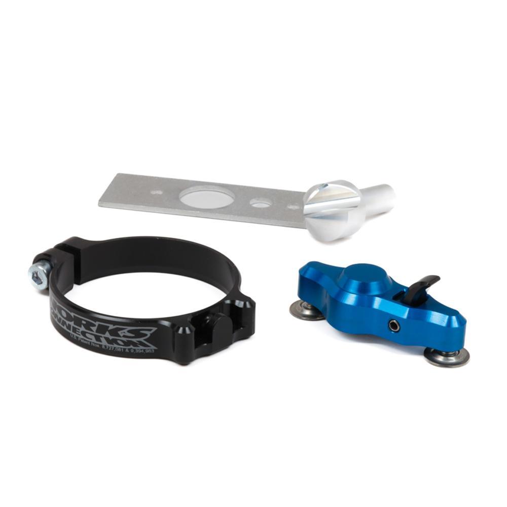 12-B417 - Works Connection Pro Launch Kit Start Device For Yamaha YZF250 2024-2025, YZF450 2023-2025 Blue