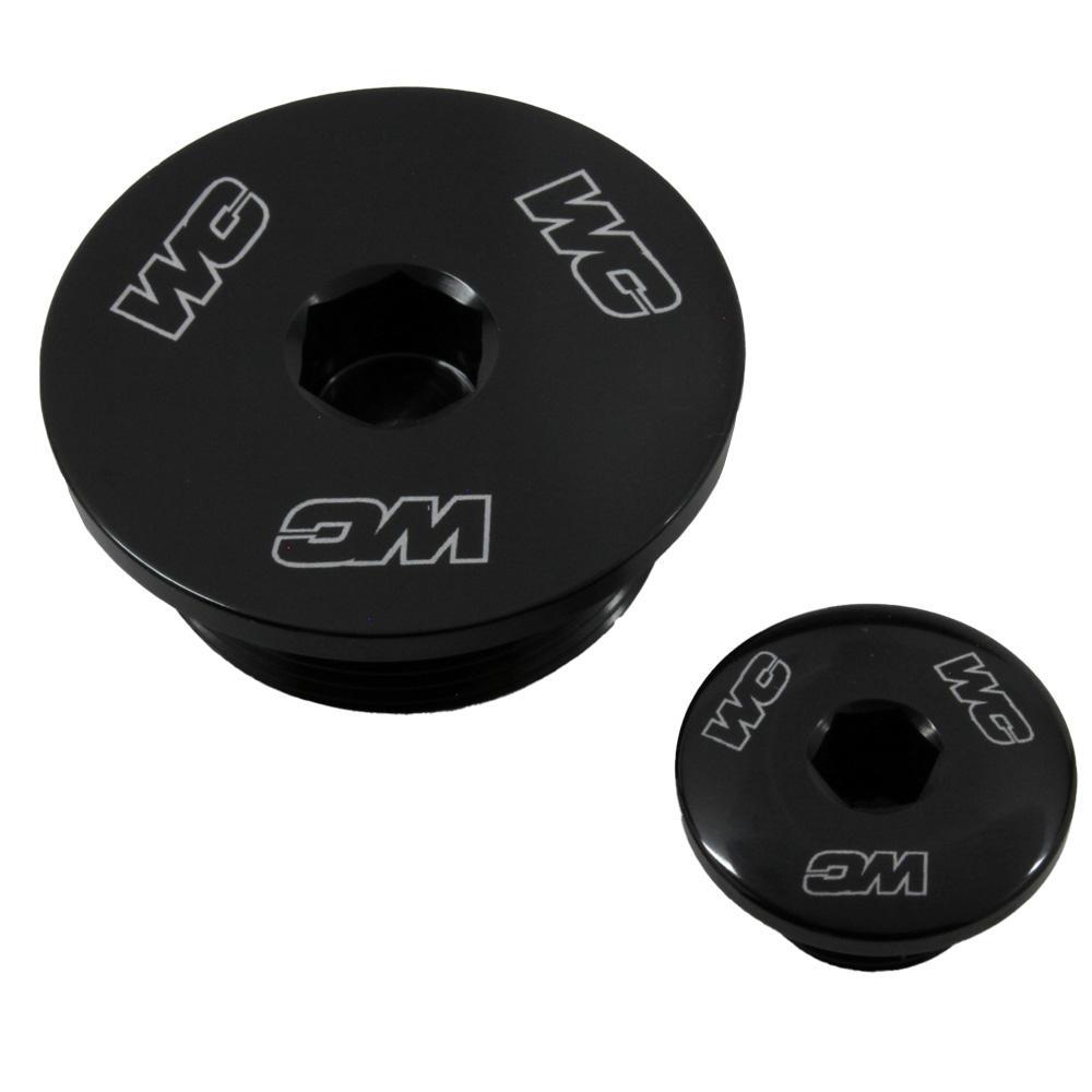 24-609 - Works Connection Engine Plugs For Honda CRF250R & CRF250RX 2018-2025, CRF250F Trail 2019-2025 Black