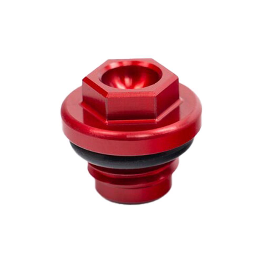 24-077 - Works Connection Oil Fill Plug For Honda CRF250R 2018-2023, CRF250RX 2019-2023, CRF450R 2021-2022, CRF450RX 2021-2023 Red