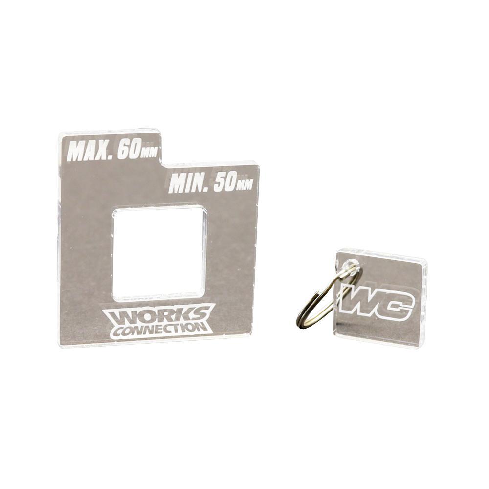 17-557 - Works Connection Chain Tensioner Gauge For Yamaha YZF 250/450 2018-2025 50mm-60mm