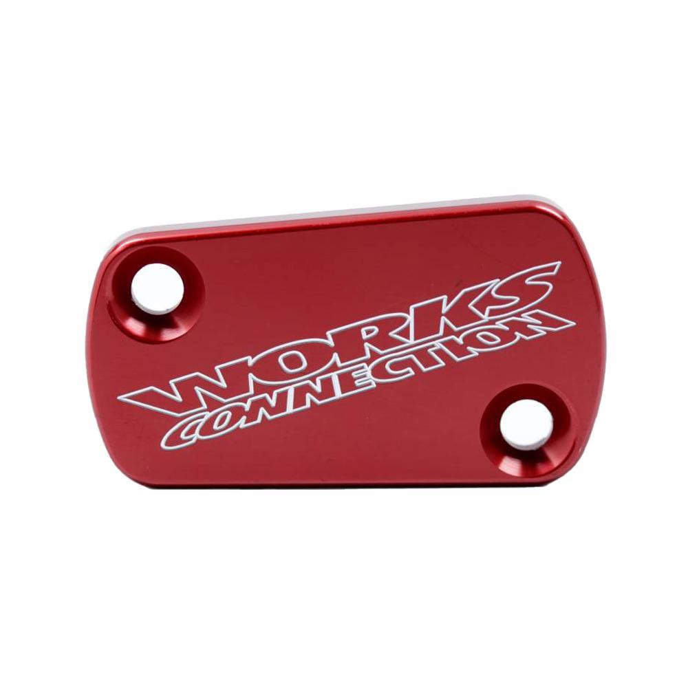 21-151 - Works Connection Clutch Master Cylinder Cover For Honda CRF450R & CRF450RX 2021-2025, Kawasaki KXF450 2019-2025 2021-2025 Red
