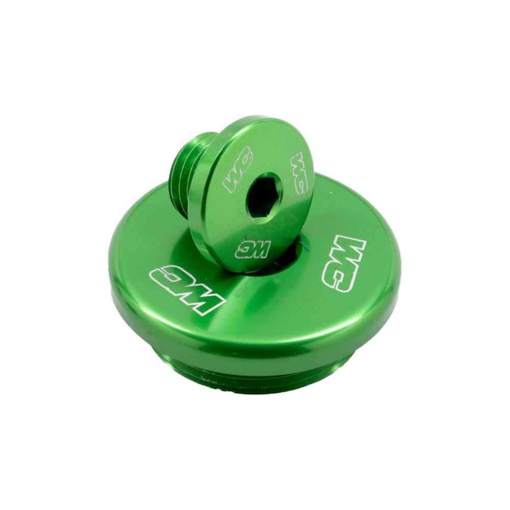 24-623 - Works Connection Engine Plugs For Kawasaki KXF250 2020-2025, KXF450 2019-2025, KX250XC 2020-2025, KX450XC 2020-2023 Green