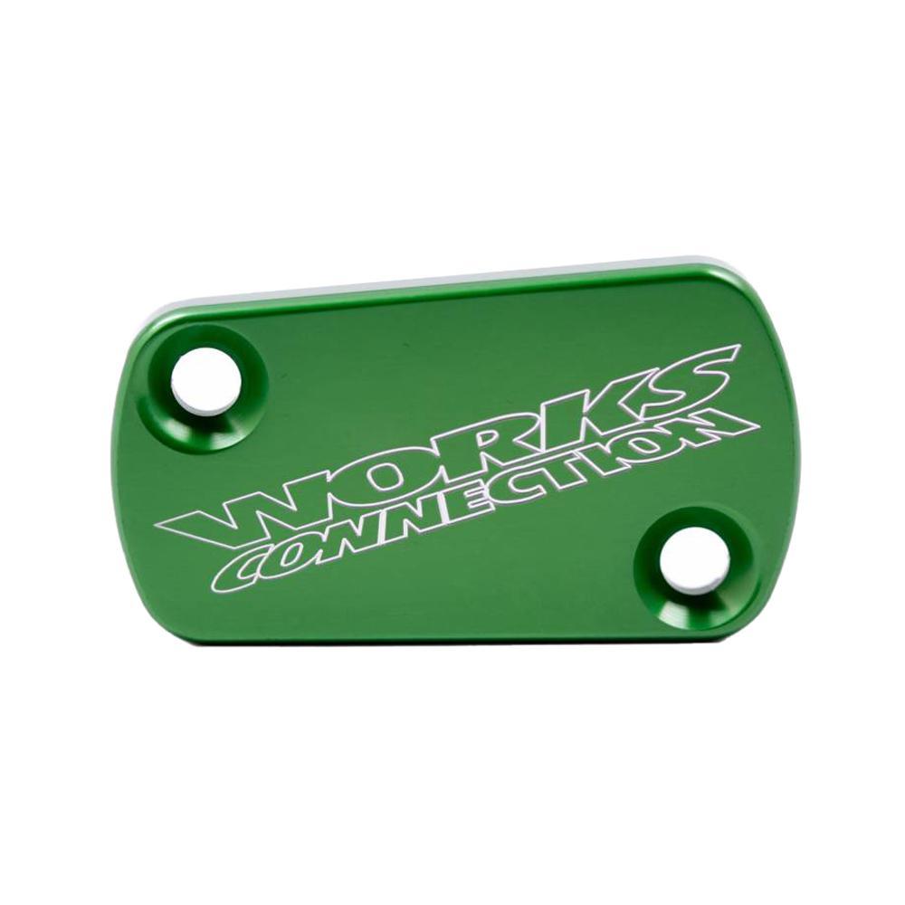 21-153 - Works Connection Clutch Master Cylinder Cover Kawasaki KXF450 2019-2025, KXF250 & KXF 250/450X 2021-2025 Green