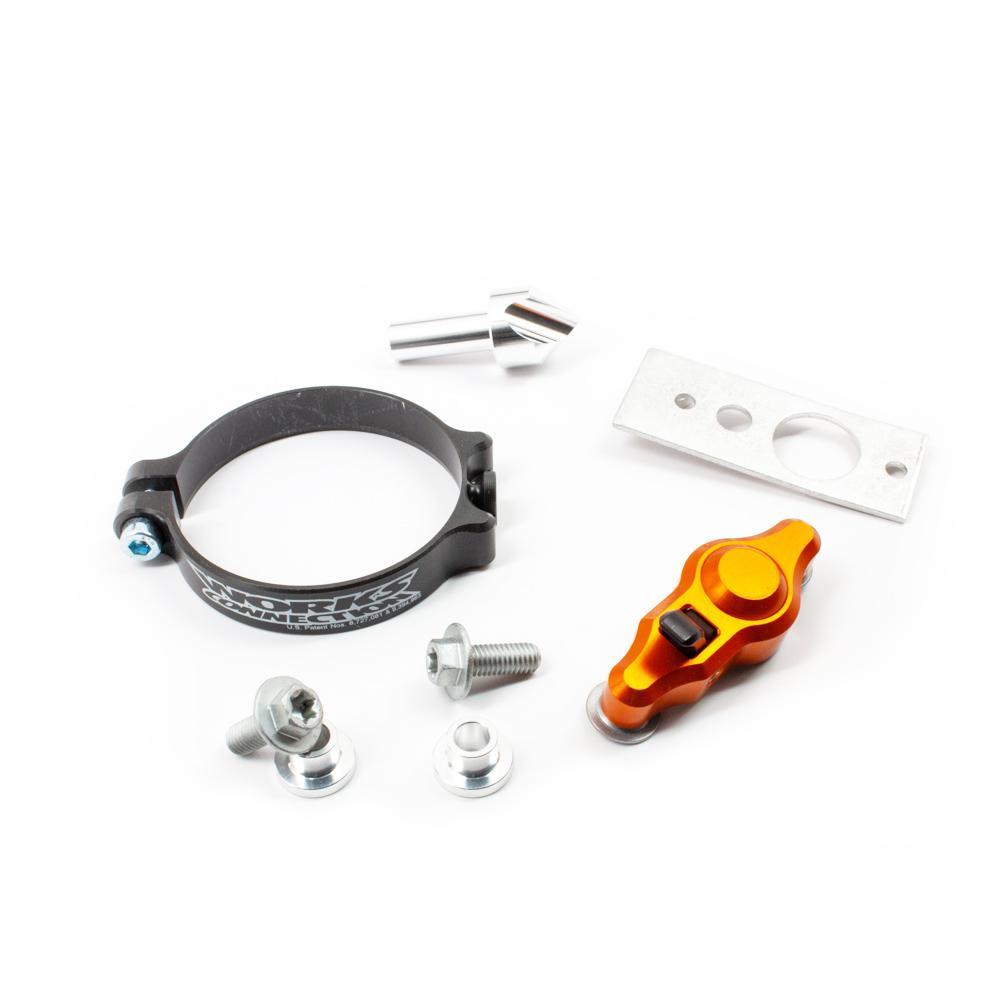 12-914 - Works Connection Pro Launch Kit Start Device For KTM SX125/250/300 2023-2025, SXF 250/350/450 2023-2025, WP Cone Valve Forks Orange