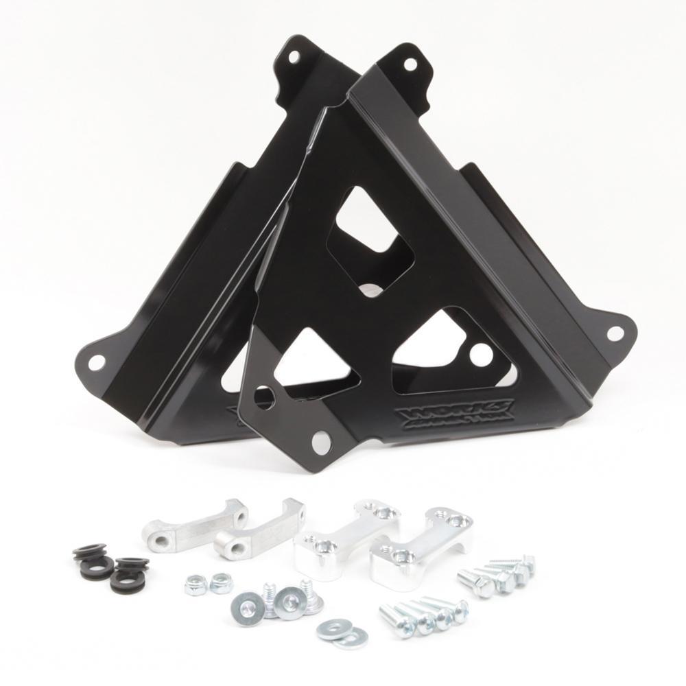 18-B269 - Works Connection Radiator Braces For Yamaha YZF250 2024-2025, YZF450 2023-2025 Black