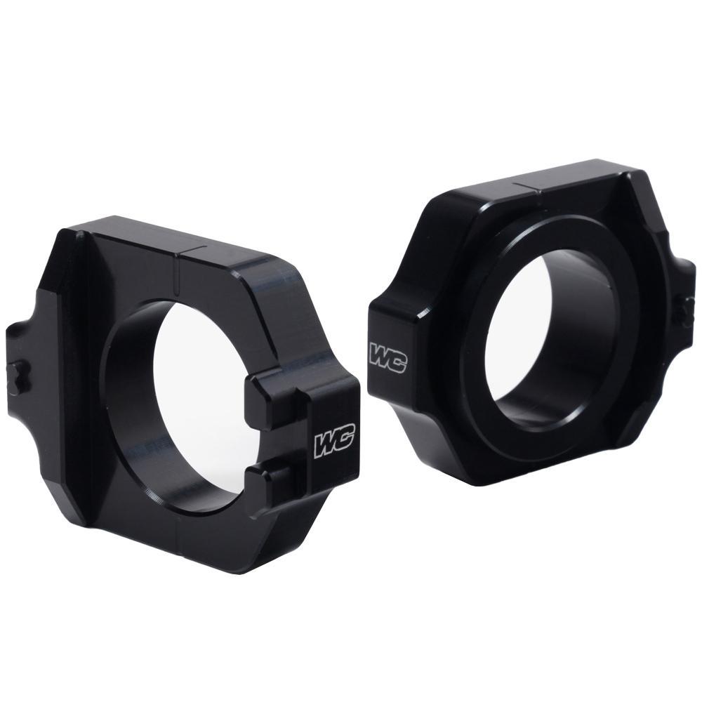 17-230 - Works Connection Elite Axle Blocks For Honda CRF 250/450R 2009-2025, CRF250RX 2019-2025, CRF450RX 2017-2025 Black