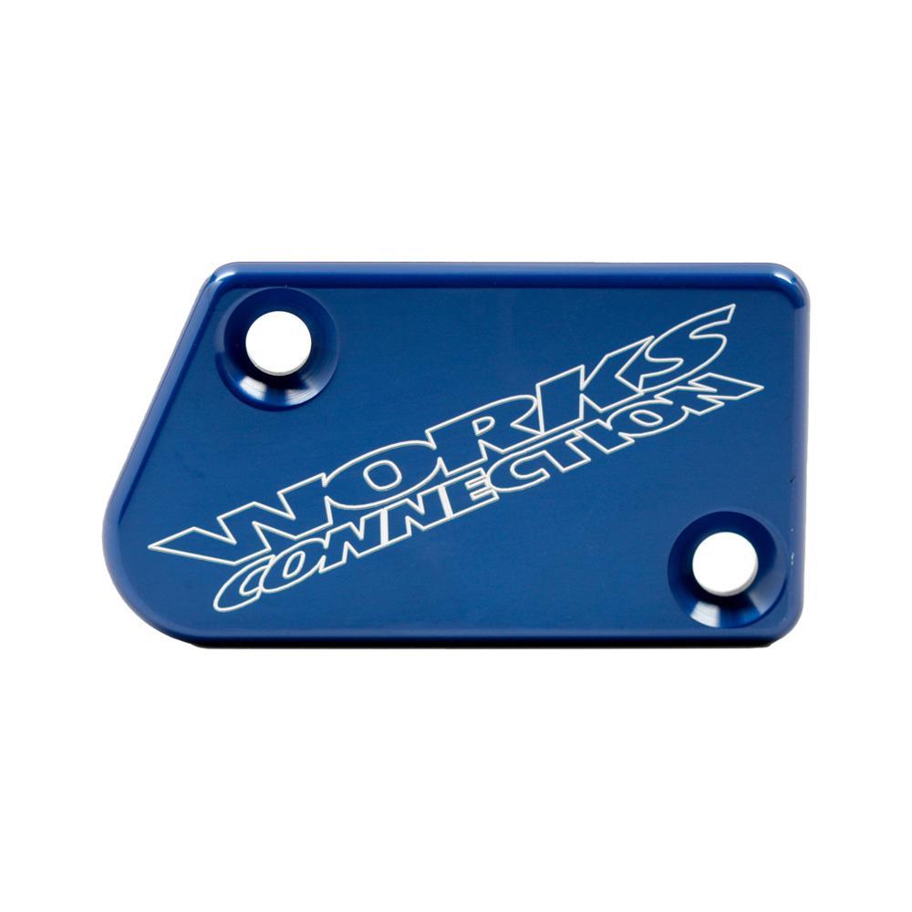 21-031 - Works Connection Front Brake Master Cylinder Cover For Yamaha YZ 125/250 2008-2025, YZF 250/450 2008-2025, YZ125X 2020-2025, YZ250X 2016-2025, WRF250 2017-2025, WRF450 2016-2025 Blue