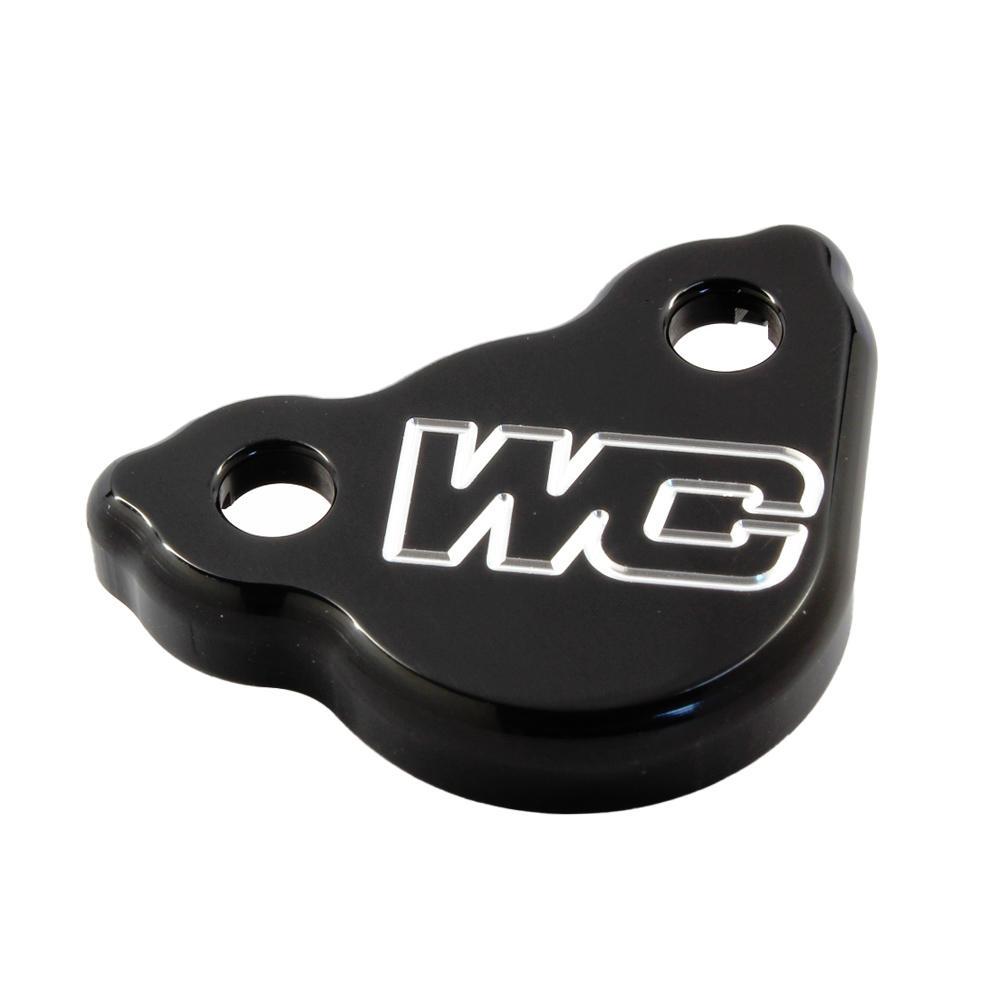 21-515 - Works Connection Rear Brake Master Cylinder Cover For Honda CR125 & CR250 2002-2007, CRF250R/CRF250X/CRF250RX2004-2025, CRF450R/CRF450X/CRF450RX 2002-2025 Black