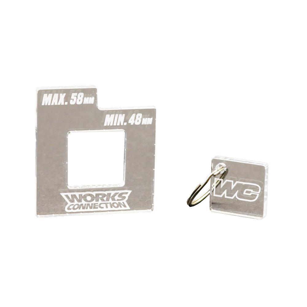 17-555 - Works Connection Chain Tensioner Gauge For Yamaha YZ 125/250 2006-2025 48mm-58mm