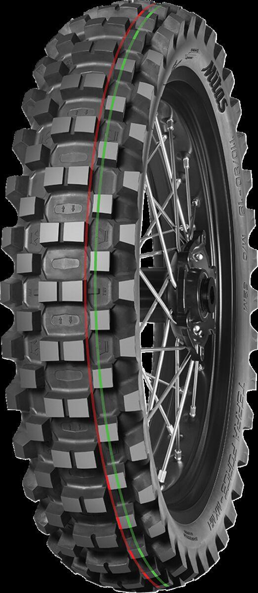 Mitas Green/Red 70000924 - Terra Force-Mx Mh Rear Tyre Blackwall 63M 120/80-19"