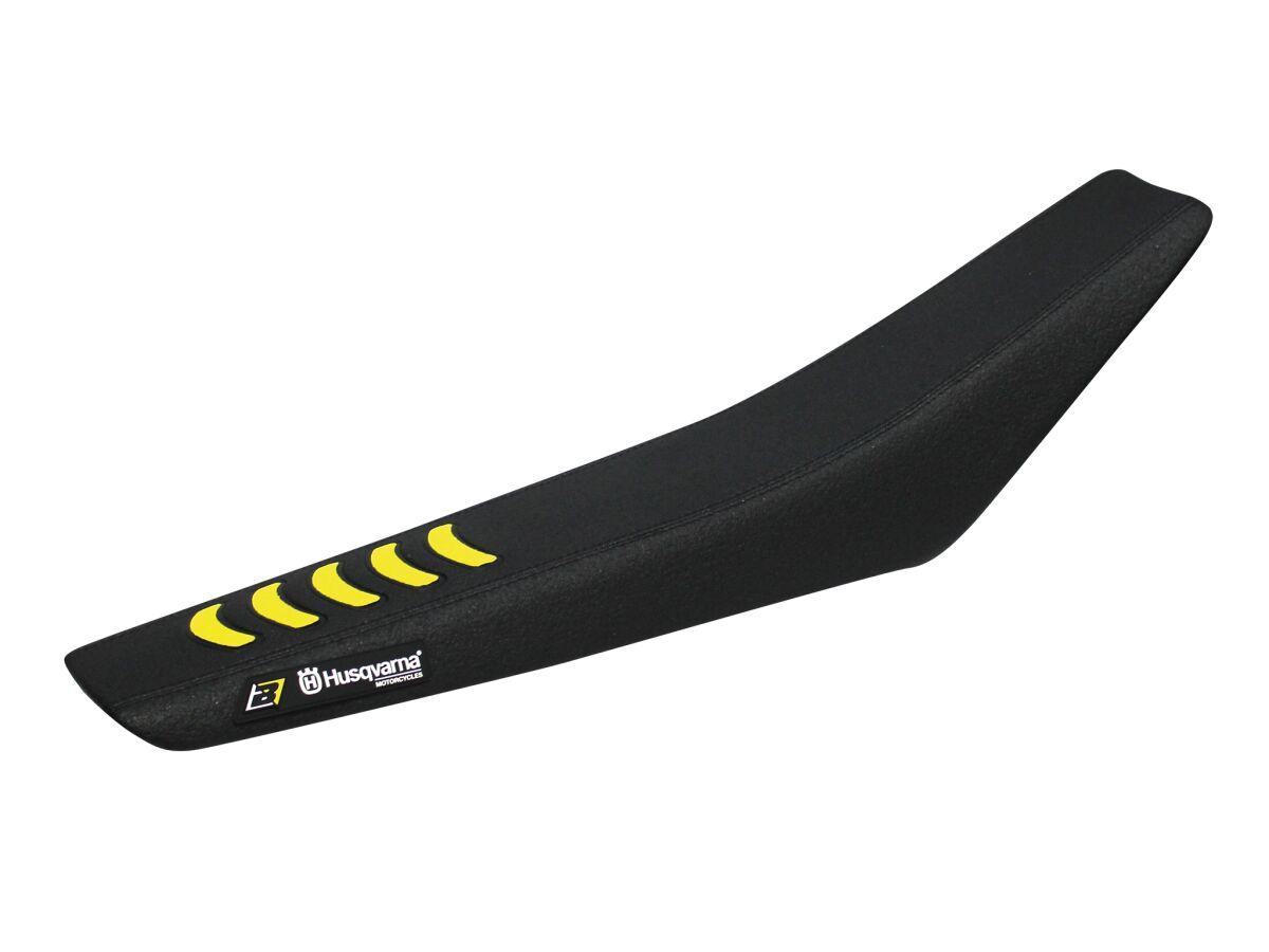 Blackbird Black/Yellow 1626H - Bird Double Grip 3 Seat Cover For Husqvarna Fc250 2023