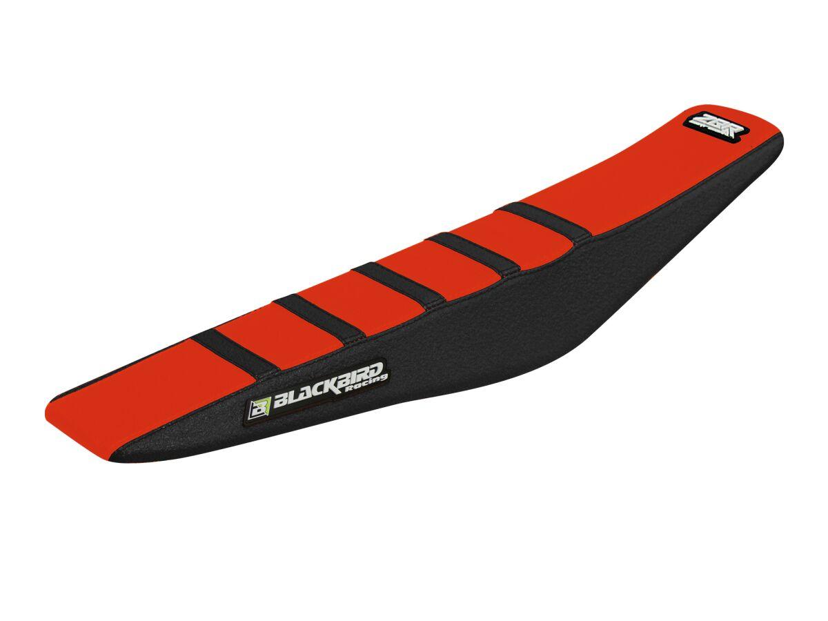 1B06Z1 - Blackbird Zebra Seat Cover For Beta RR 125 2018-2019 - Black/Red