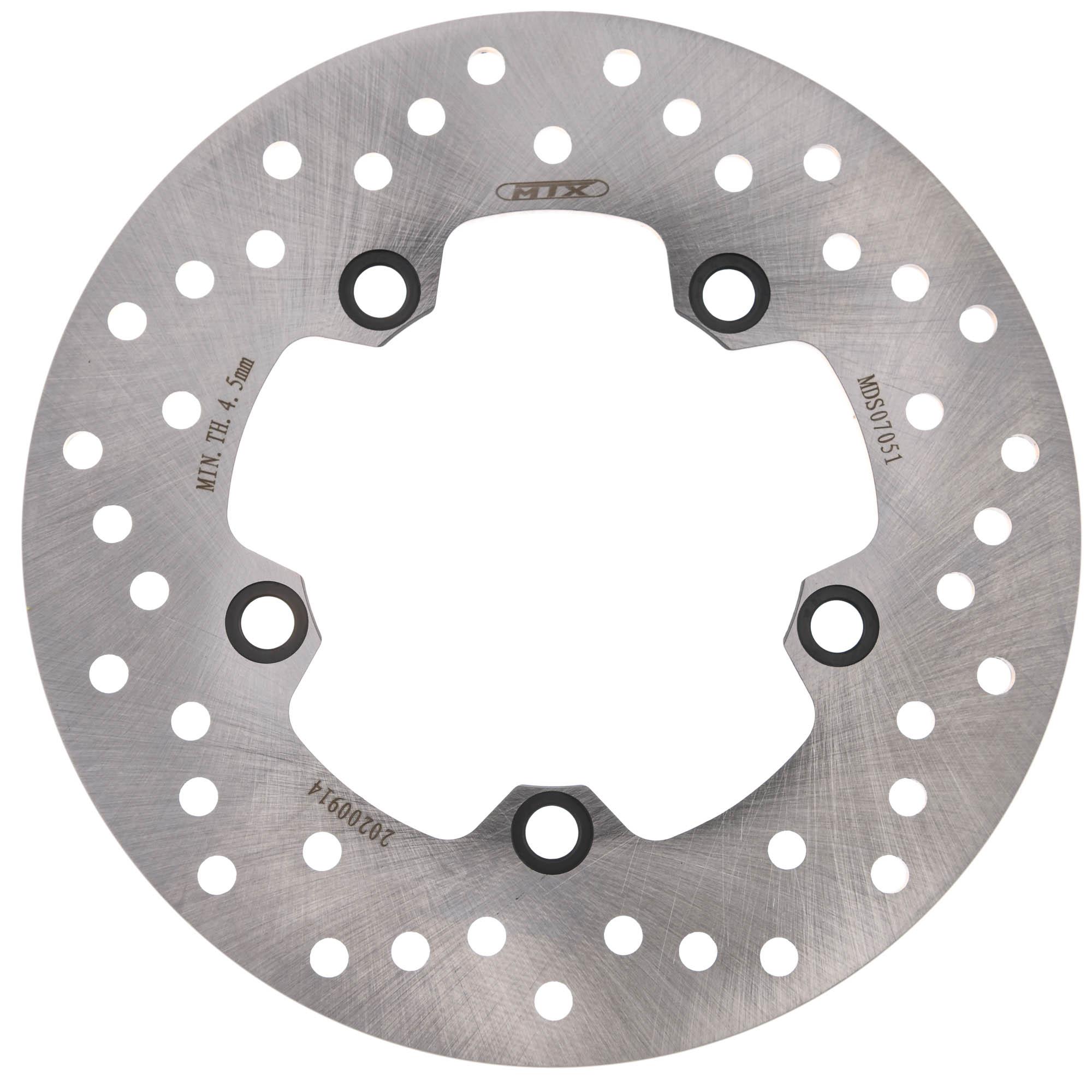 MTX Performance Rear Solid Round Brake Disc - Yamaha MT-10 SP 2017-21