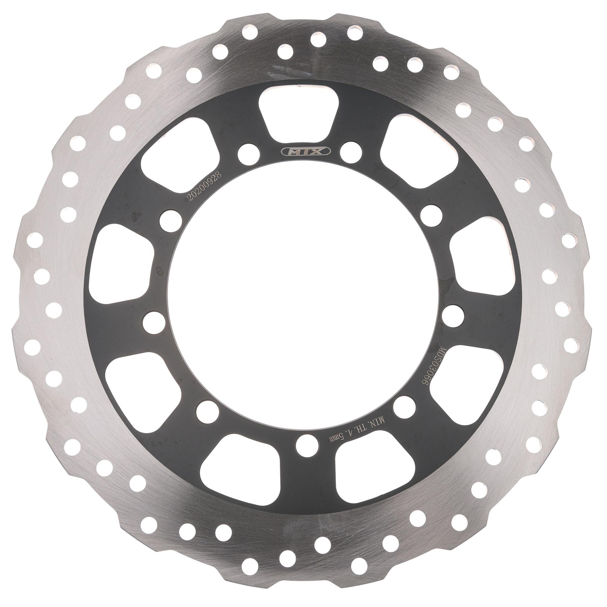 Mtx Performance Front Solid Wavy Brake Disc - Kawasaki Klr650 2008-09