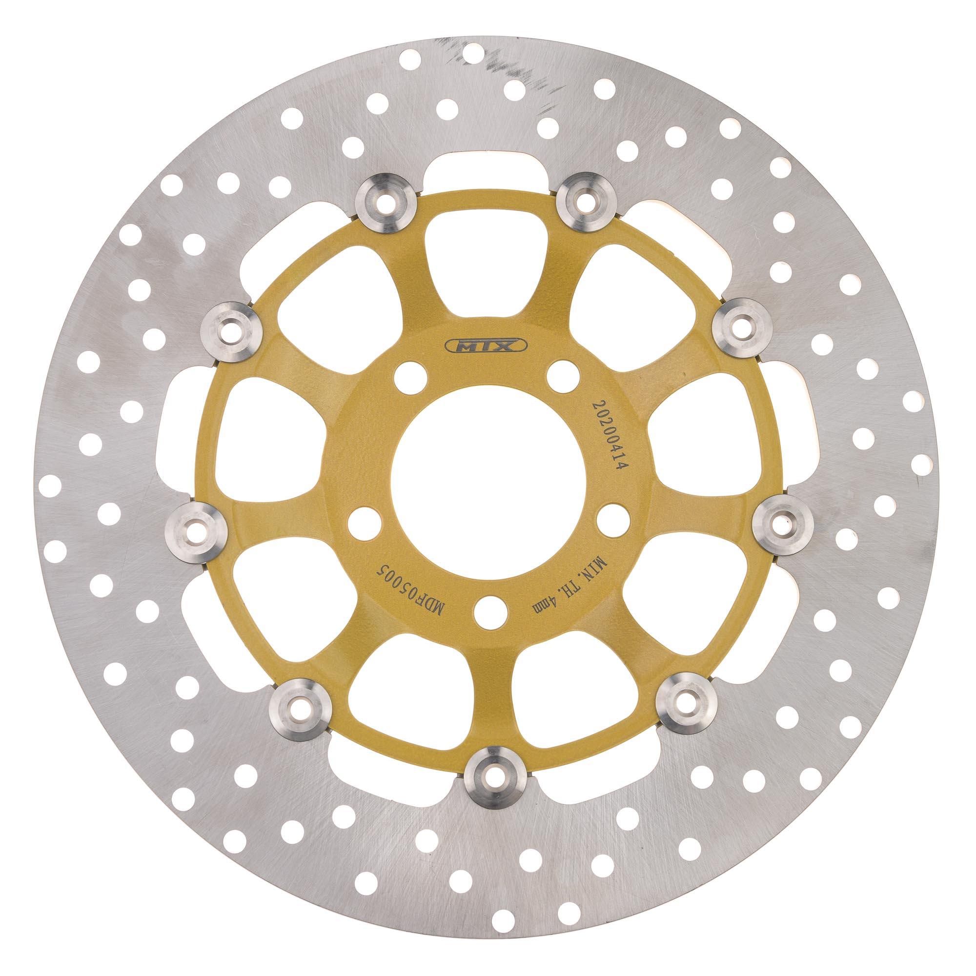 Mtx Performance Front Floating Round Brake Disc - Suzuki Gsf600 Bandit 1995-2005