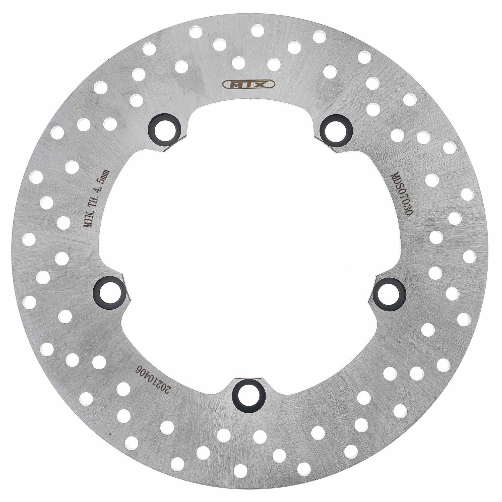 Mtx Performance Rear Solid Round Brake Disc - Yamaha Mt-09 2014-21
