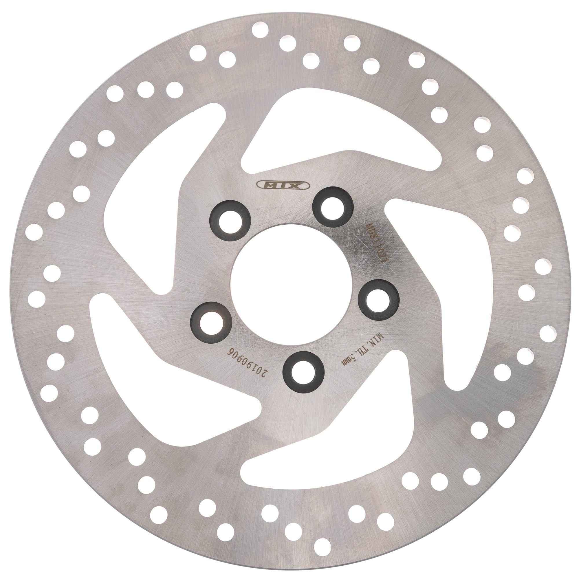 Mtx Performance Rear Solid Round Brake Disc - Harley Davidson Xg750 Street 2014-15