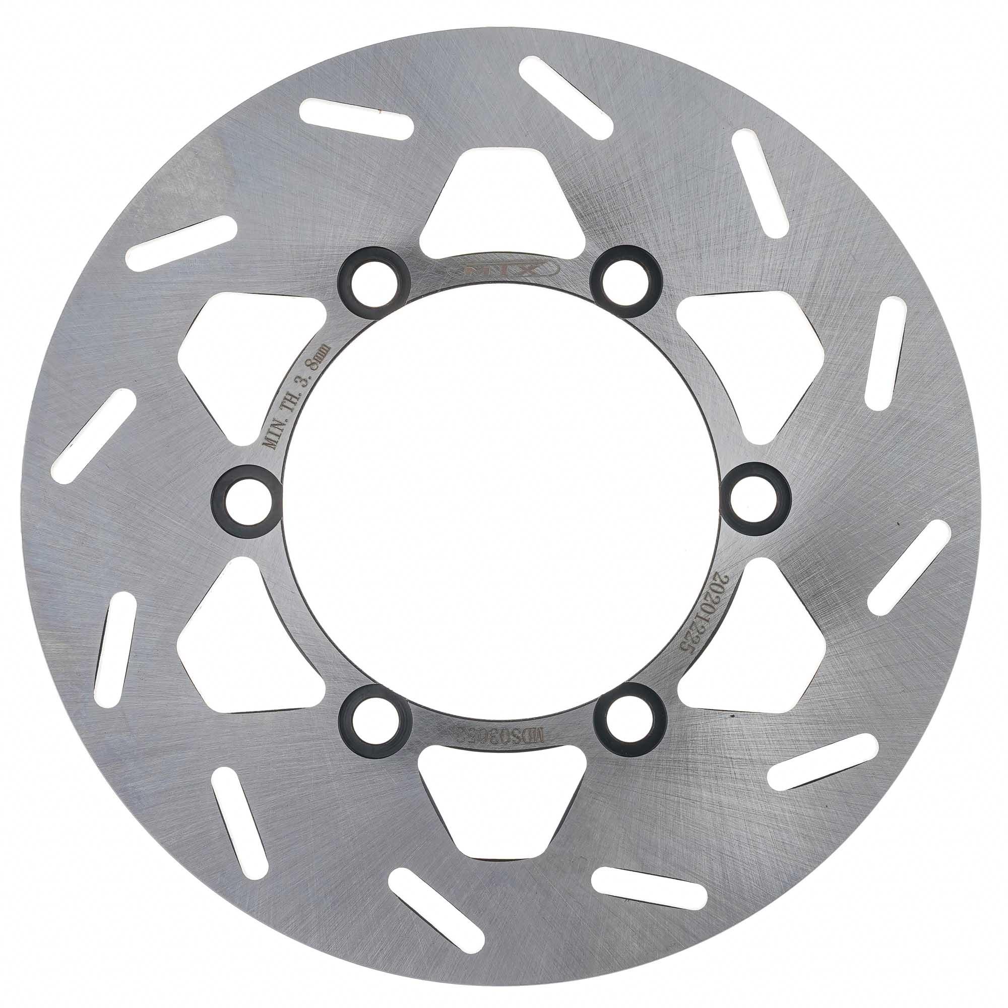 Mtx Performance Rear Solid Round Brake Disc - Kawasaki Klx250 D Tracker 1998-2003