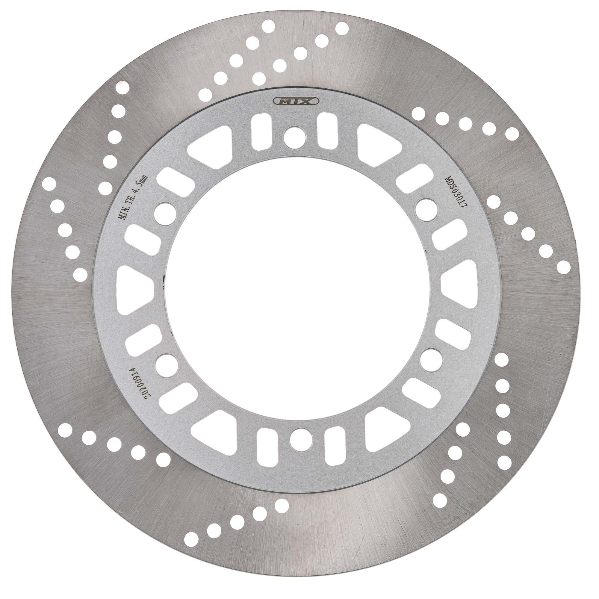 Mtx Performance Front Solid Round Brake Disc - Kawasaki Er-5 1997-2007