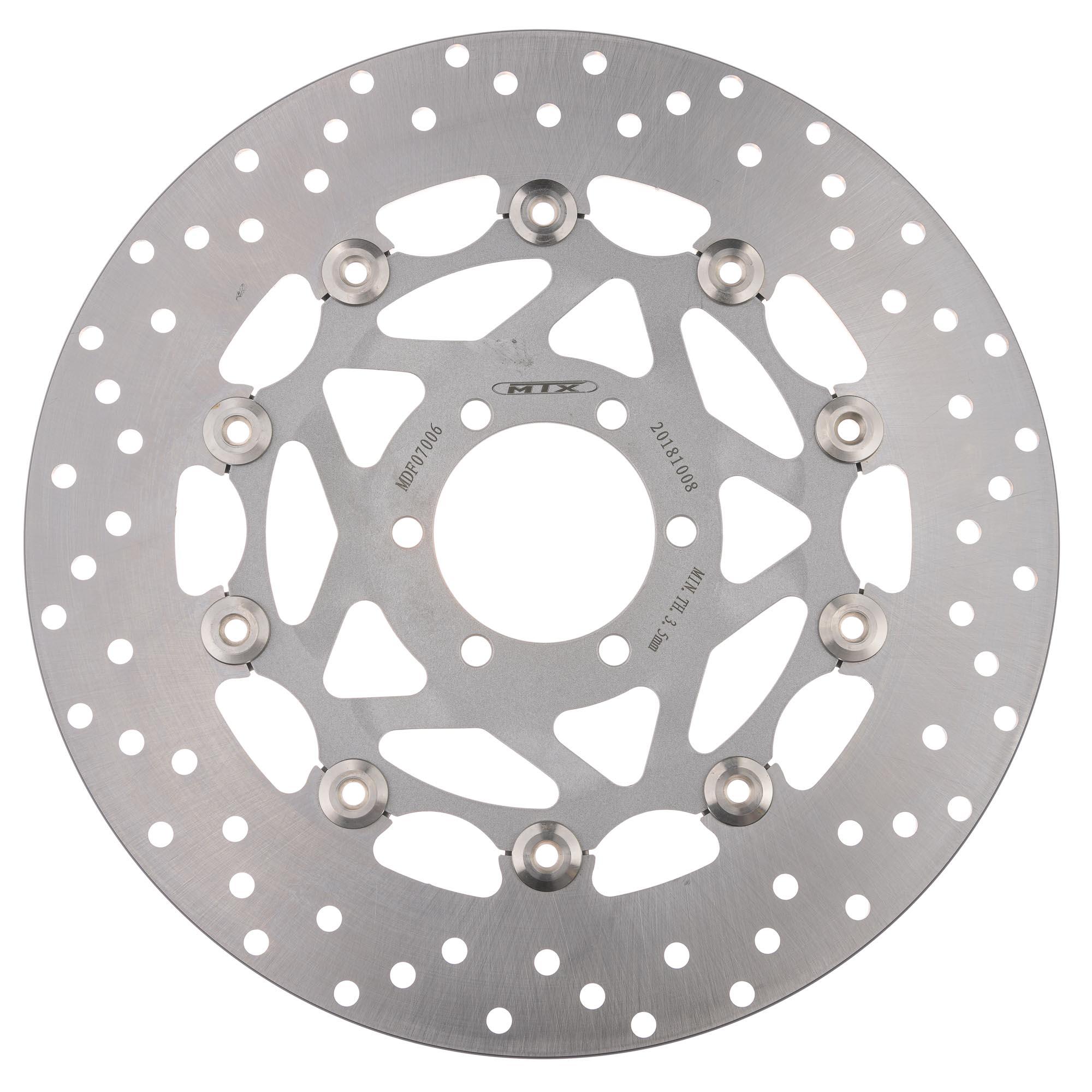 Mtx Performance Front Floating Round Brake Disc - Yamaha Fzs600 Fazer 1998-2003