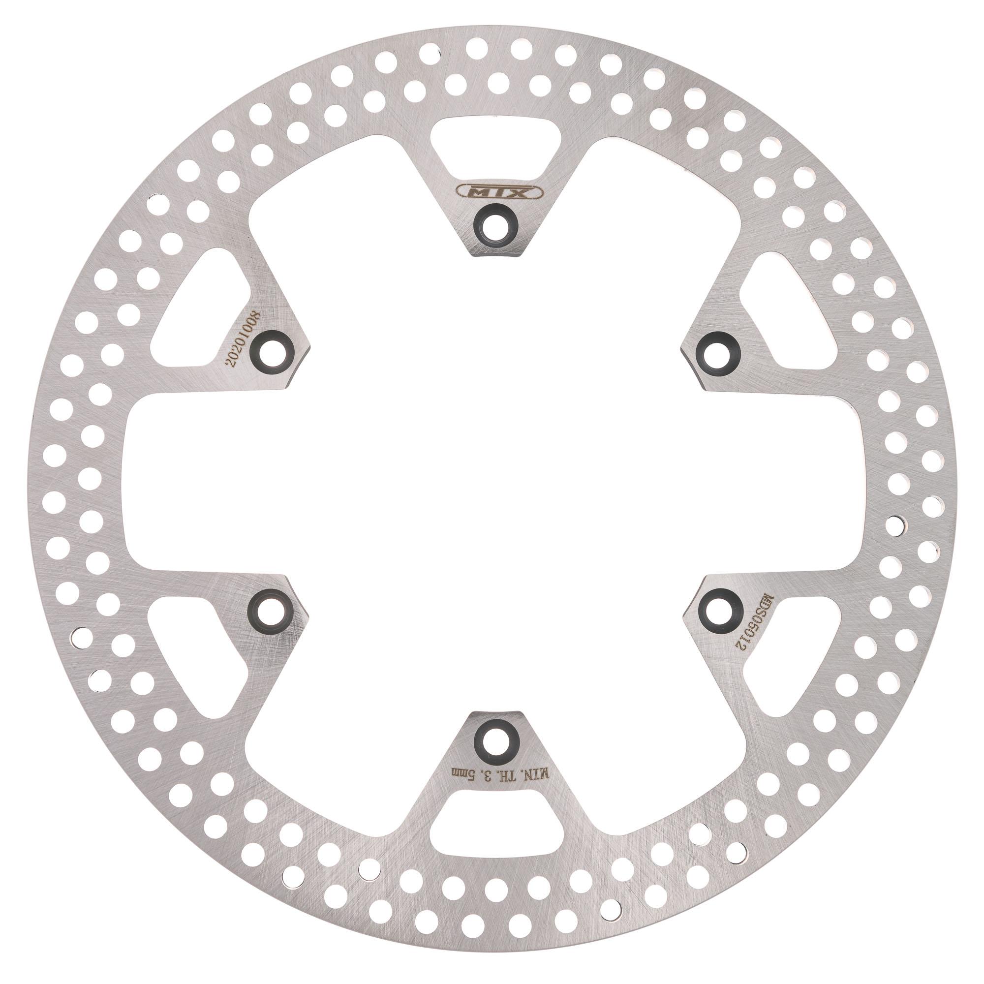 Mtx Performance Rear Solid Round Brake Disc - Suzuki Dr-Z400 Sm 2005-21