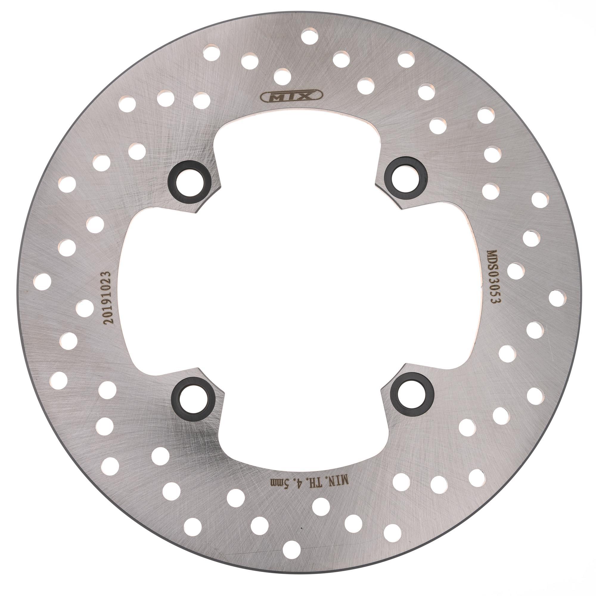 Mtx Performance Rear Solid Round Brake Disc - Kawasaki Zx-6R Ninja 1998-2016