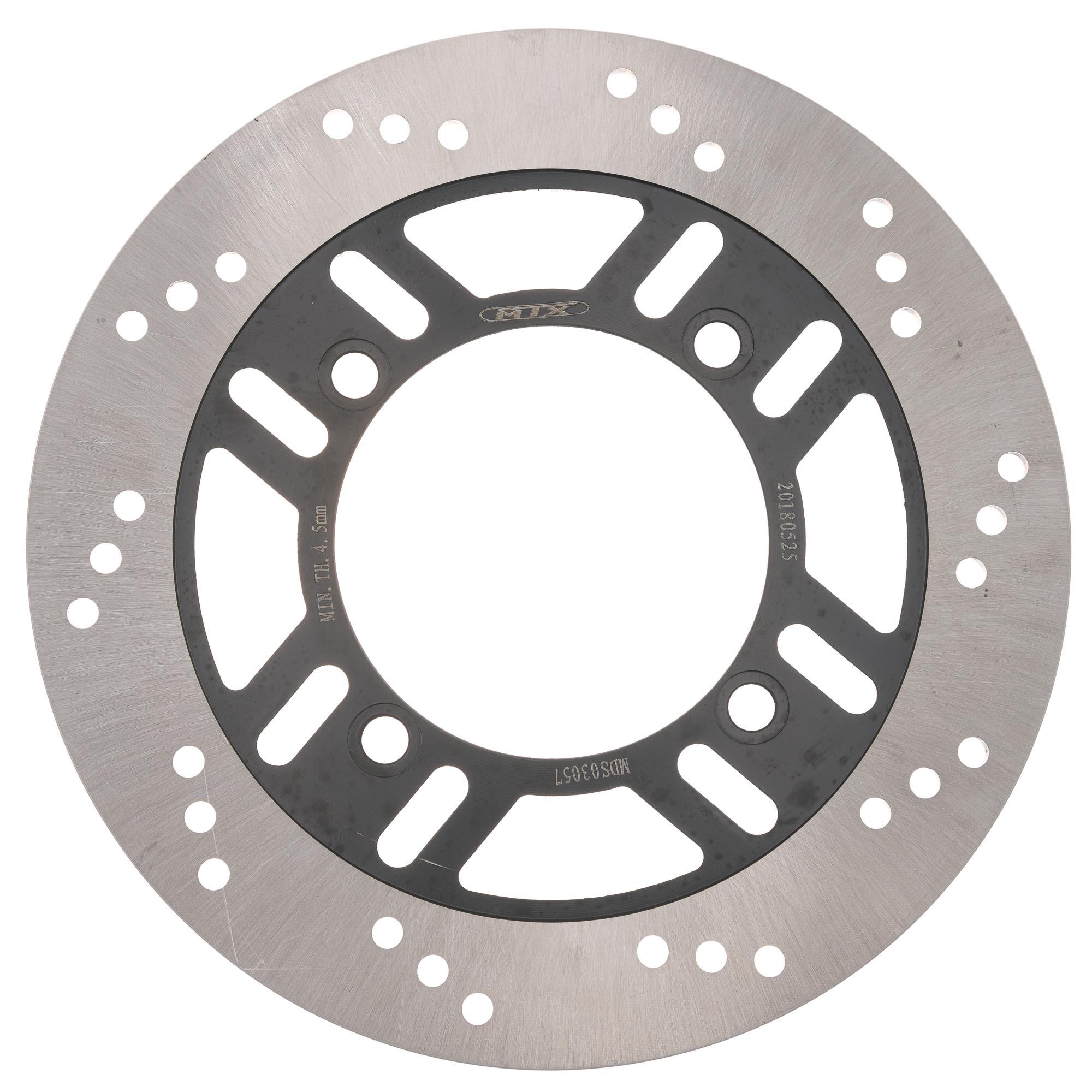 Mtx Performance Rear Solid Round Brake Disc - Kawasaki Zzr600 1993-2006