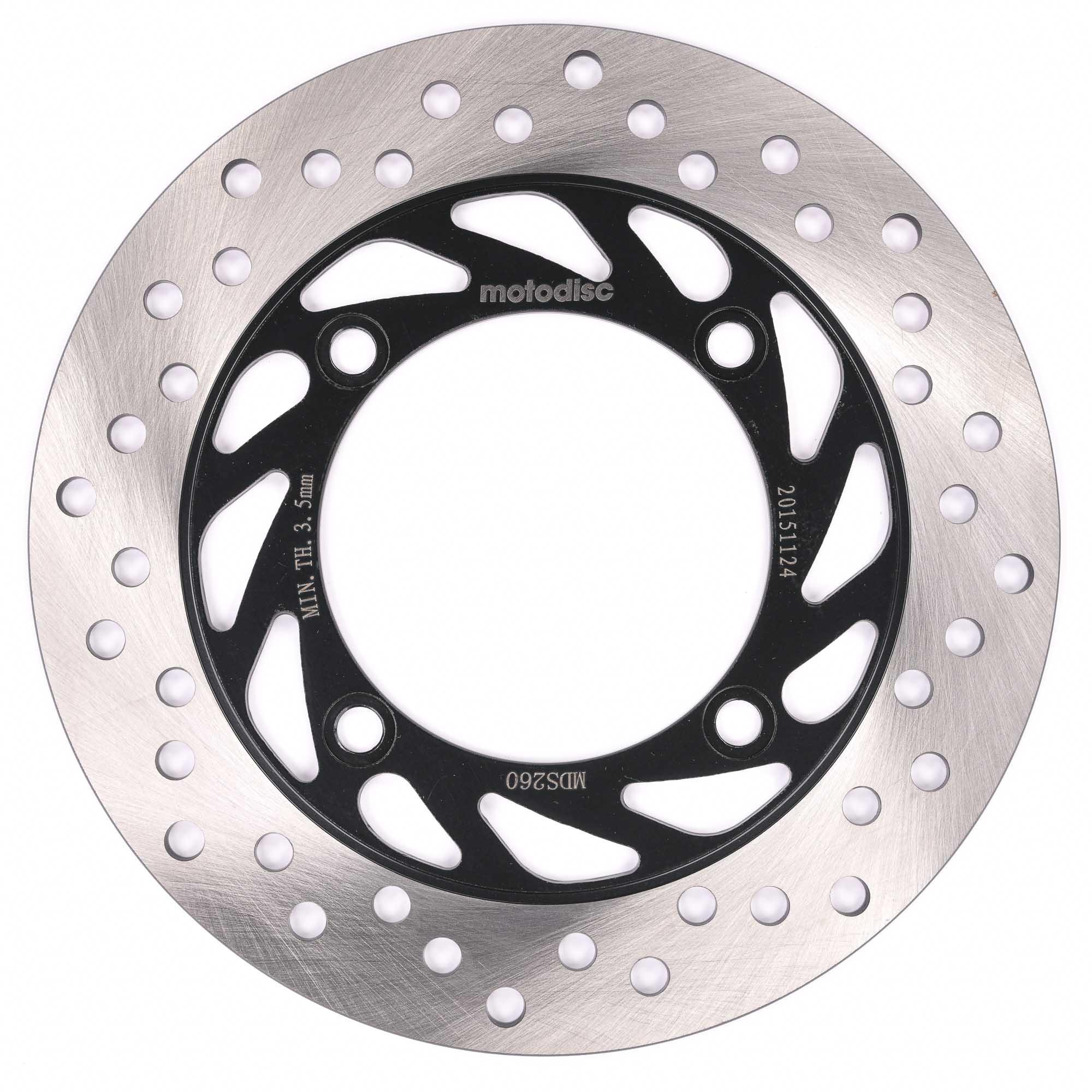 Mtx Performance Rear Solid Round Brake Disc - Honda Xrv650 Africa Twin 1988-89