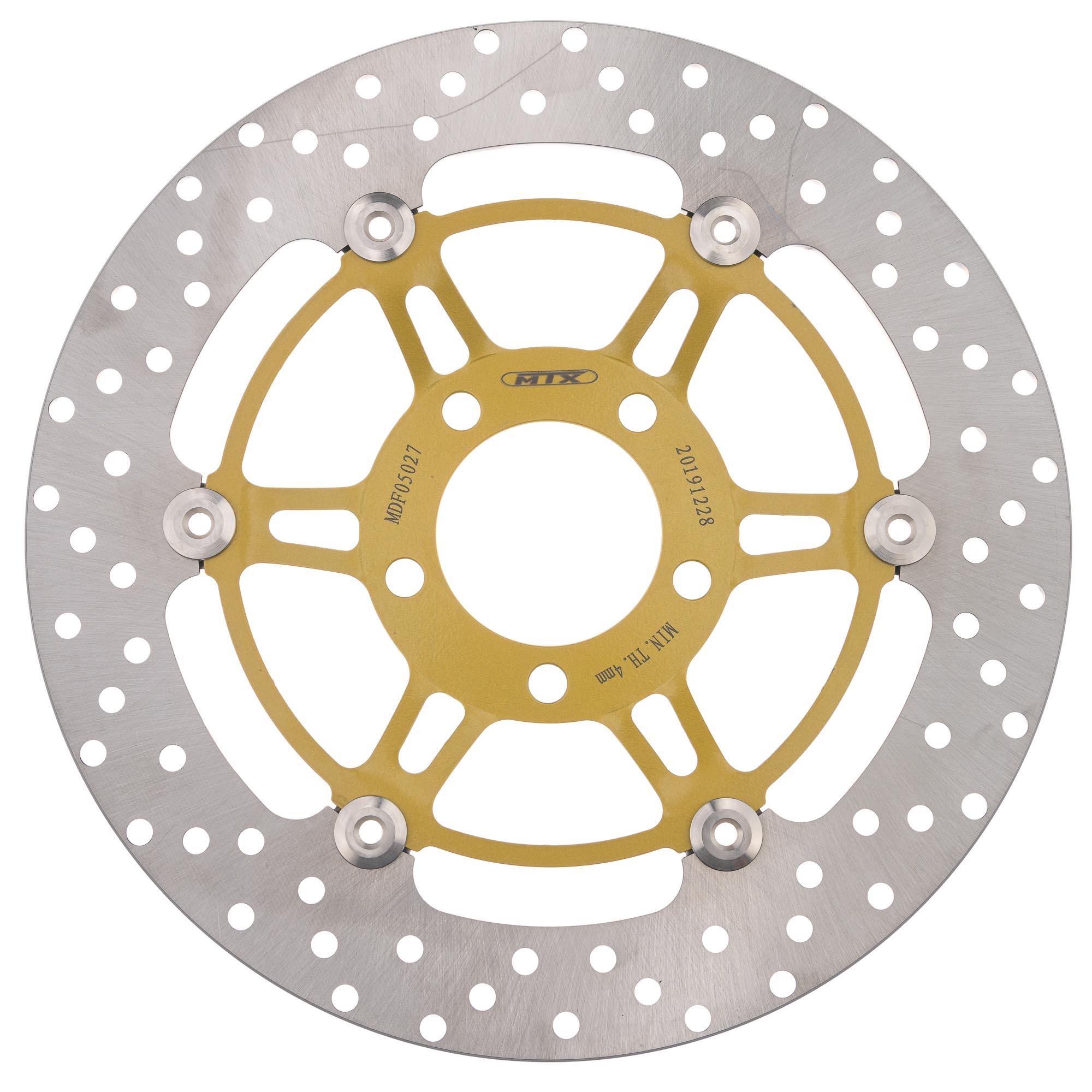 Mtx Performance Front Floating Round Brake Disc - Suzuki Gsf600 Bandit 1995-2005