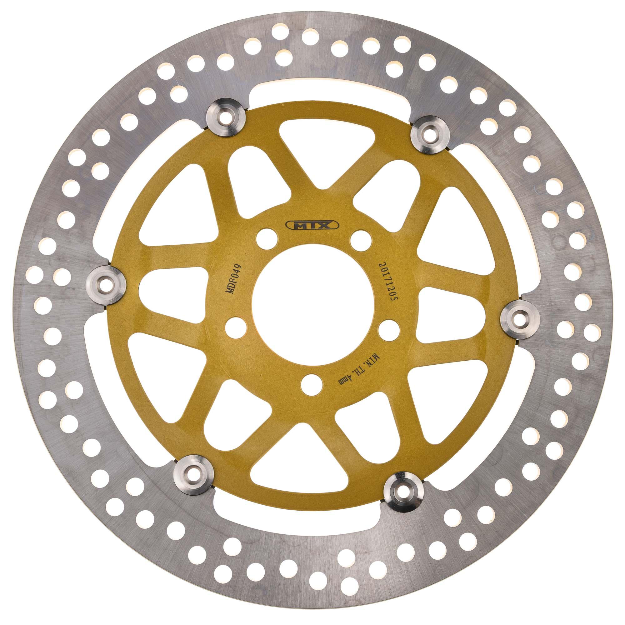 MTX Performance Front Floating Round Brake Disc - Kawasaki ZX-6R Ninja 1999-2002