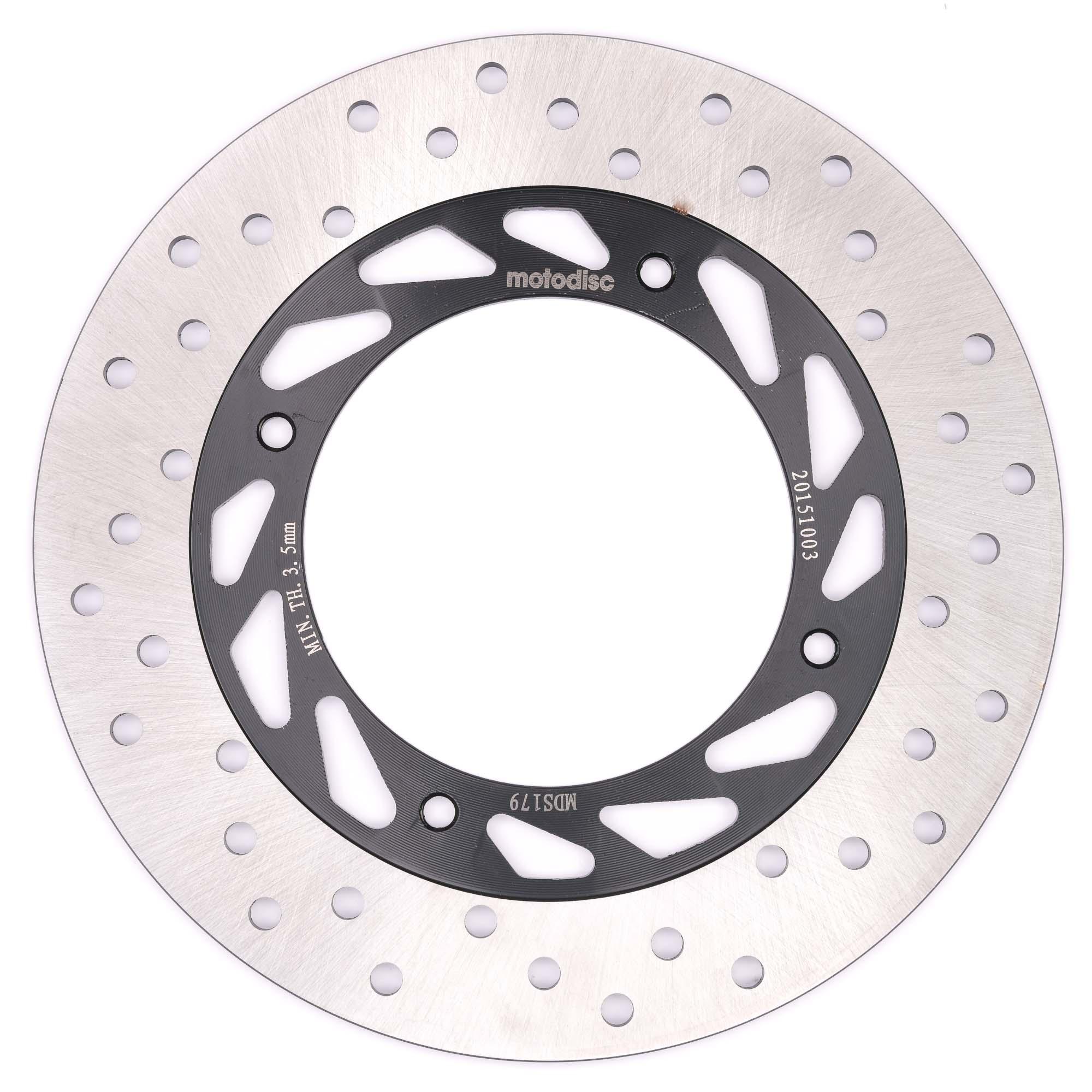 Mtx Performance Rear Solid Round Brake Disc - Honda Nx650 Dominator 1993-2001