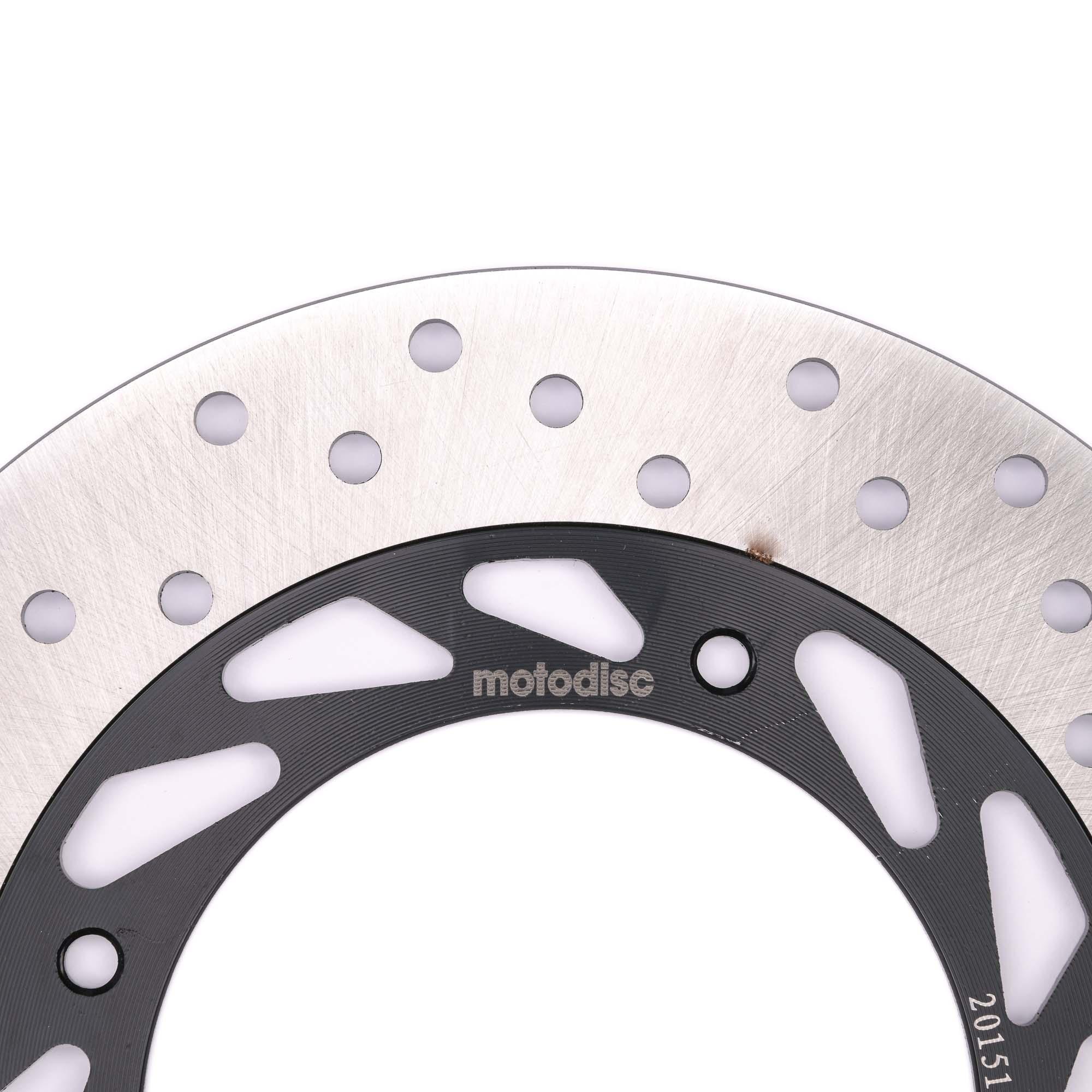MTX Performance Rear Solid Round Brake Disc - Honda NX650 Dominator 1993-2001 image 2