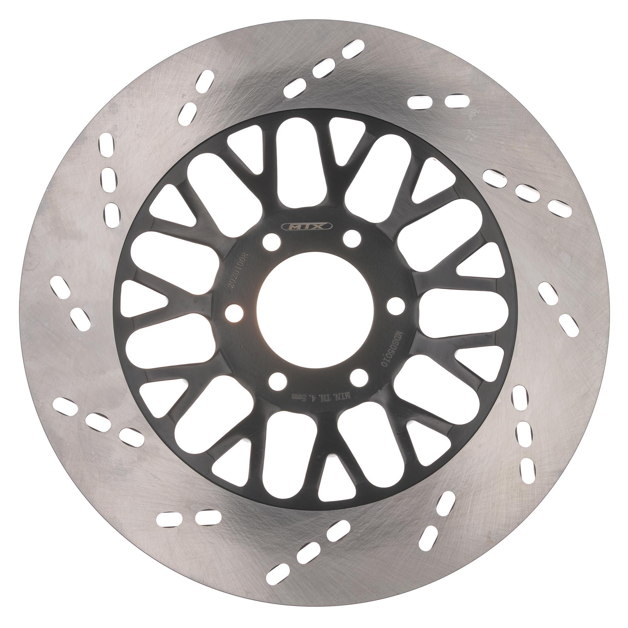 Mtx Performance Front Solid Round Left Hand Brake Disc - Suzuki Gs550 1978-84