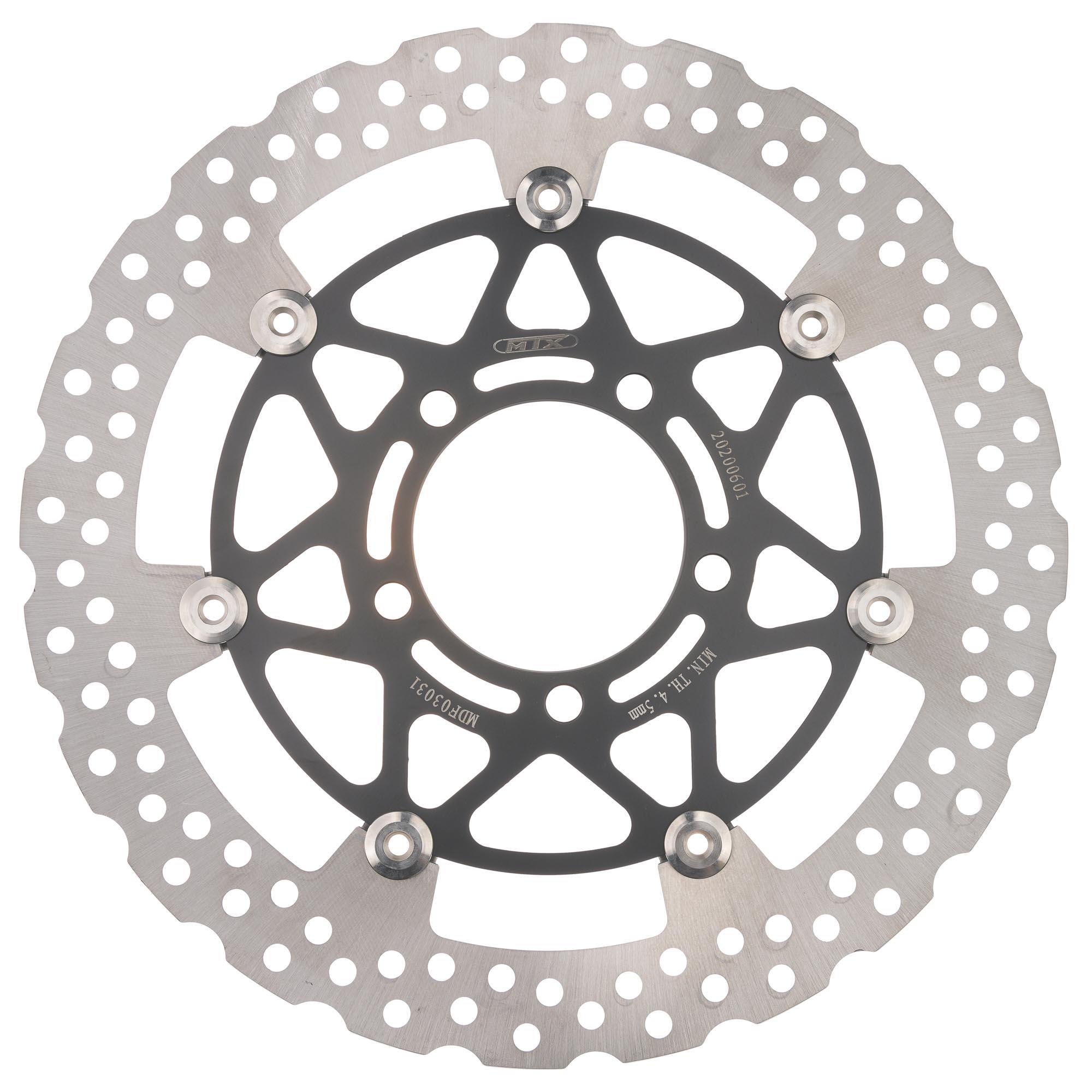 Mtx Performance Front Floating Wavy Brake Disc - Kawasaki Zz-R1400 Zx-14 2006-20