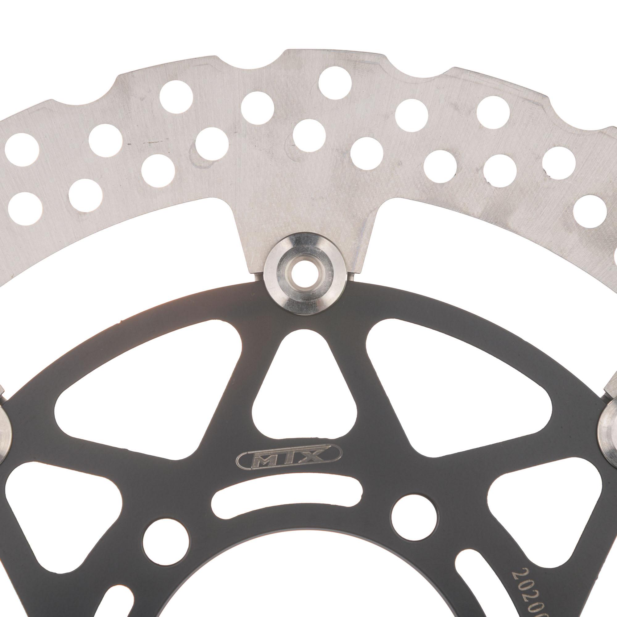MTX Performance Front Floating Wavy Brake Disc - Kawasaki ZZ-R1400 ZX-14 2006-20 image 2